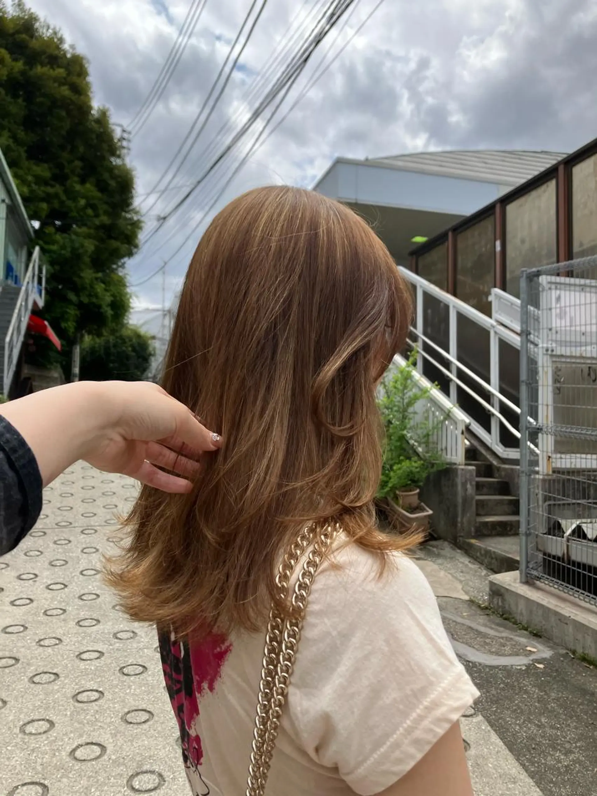 ミディアム レイヤーカット Liike所属・🎀透明感カラー🎀 Yurinoのヘアスタイル
