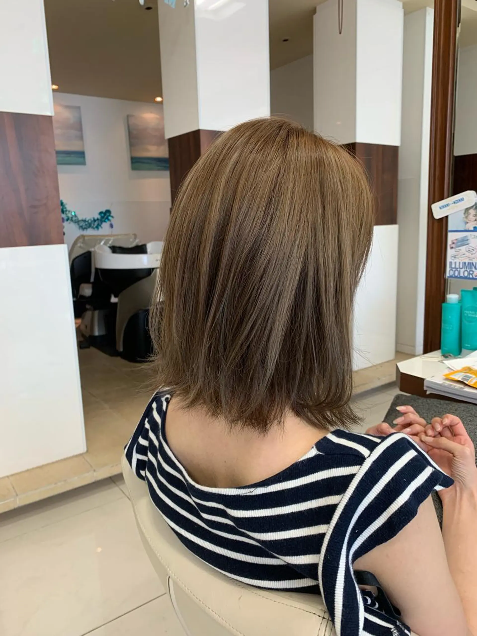 ミディアム カラー ally新百合ヶ丘 フジムラユウスケのヘアスタイル