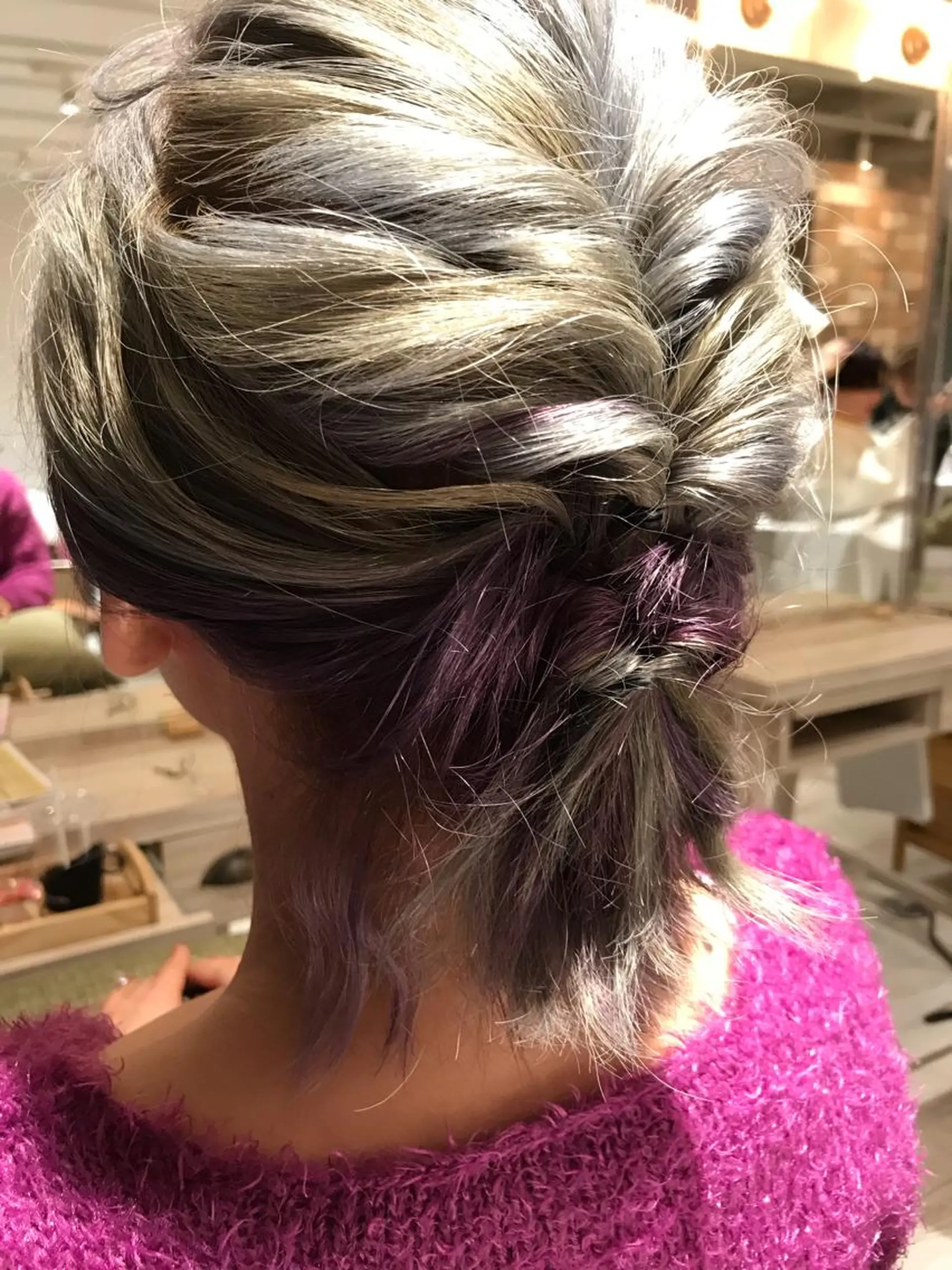 ショート ミルクティーベージュ 山本勝志のヘアスタイル