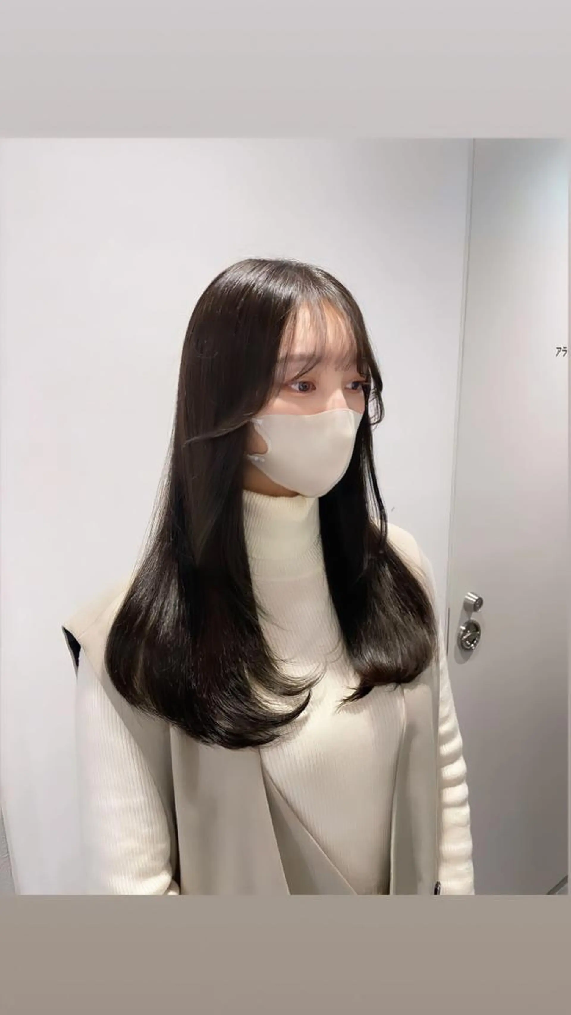 ロング カット ヘアカラー トリートメント 銀座/レイヤーカット 🤍内野すみれのヘアスタイル