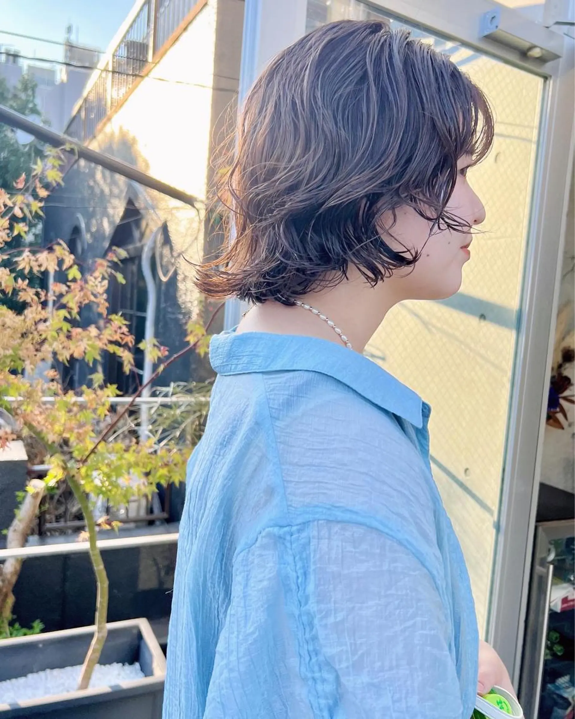 ショート パーマ 伸ばしかけ カット パーマ sakoda shunkiのヘアスタイル