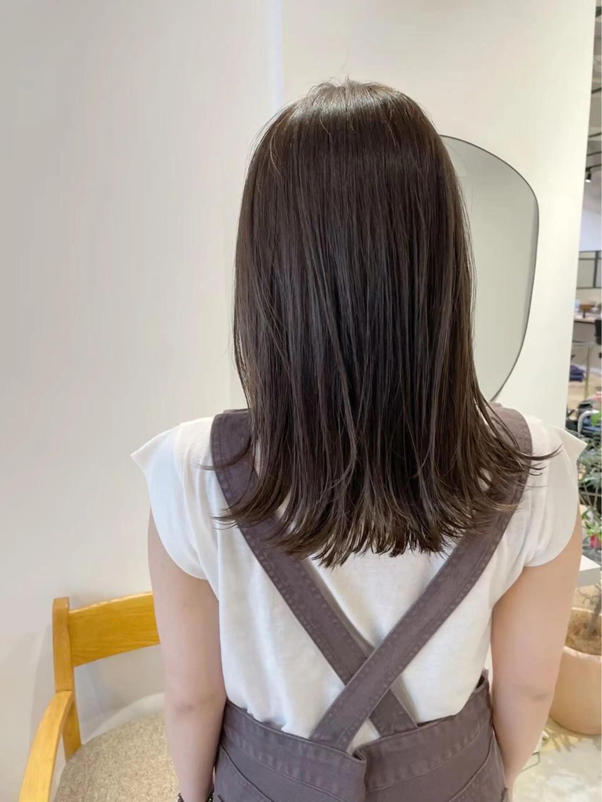 ミディアム カラー ヘアカラー 池田 未瑠のヘアスタイル