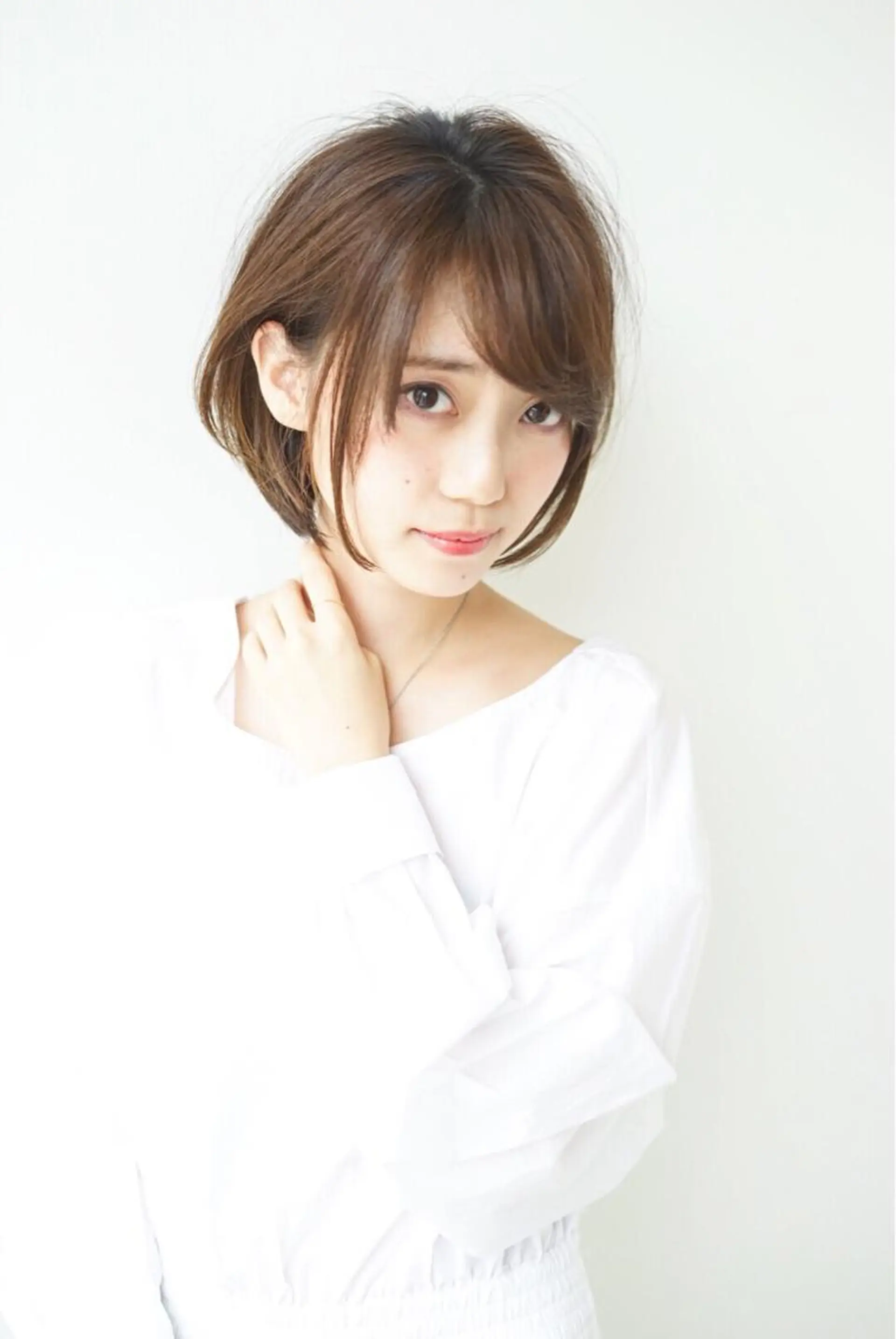 ショート 透明感×髪質改善🧸 韓国ヘア　武田涼のヘアスタイル