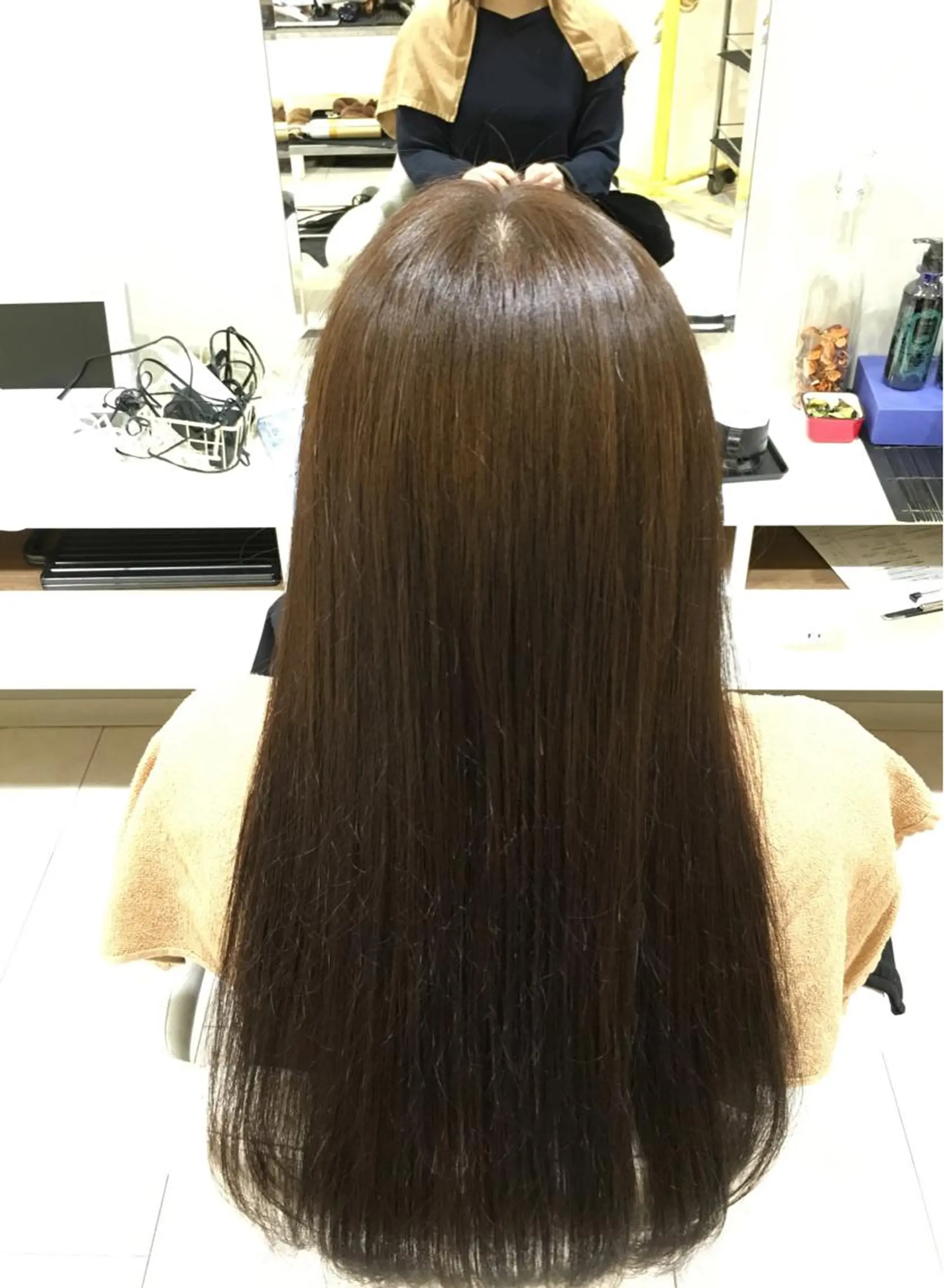 ロング カラー アッシュ 本間 隼人のヘアスタイル