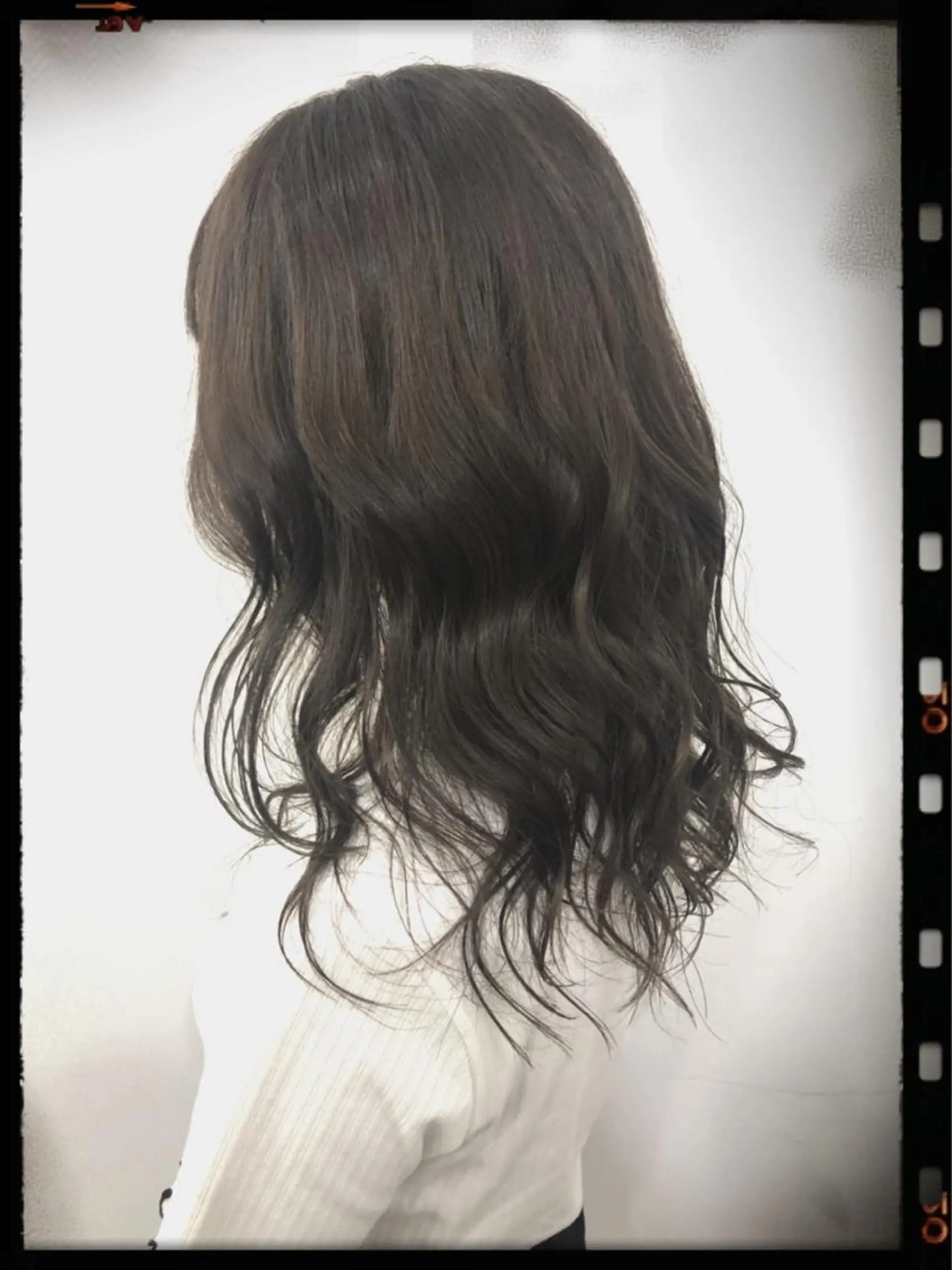 ミディアム カラー アッシュ オレンジ バイオレットカラー 相武台ショート特化 💐川崎希💐のヘアスタイル