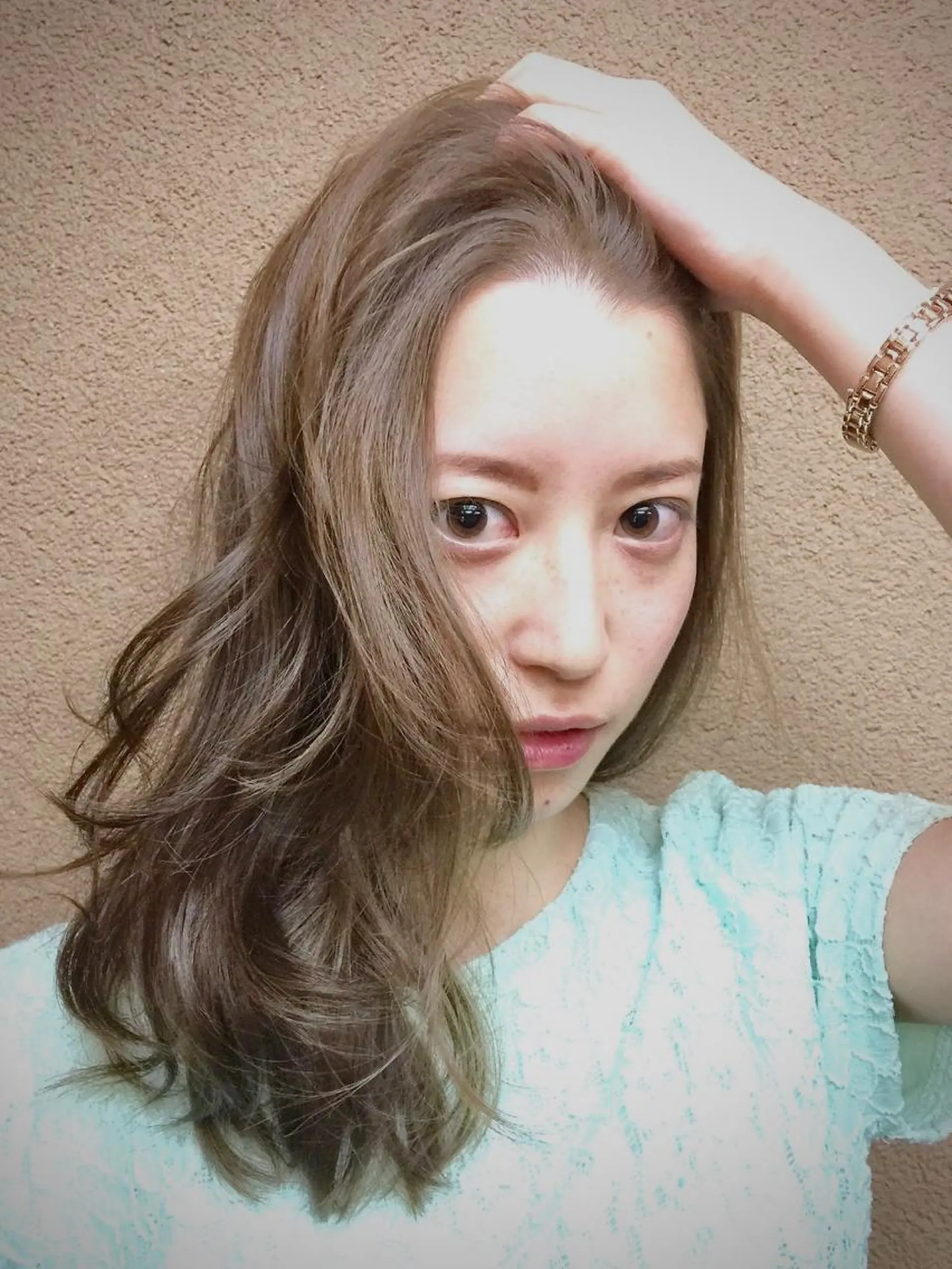 ロング カラー バレイヤージュ ブリーチ ケアブリーチ ダブルカラー ハイライトカラー KAH所属・Koichi Satoのヘアスタイル