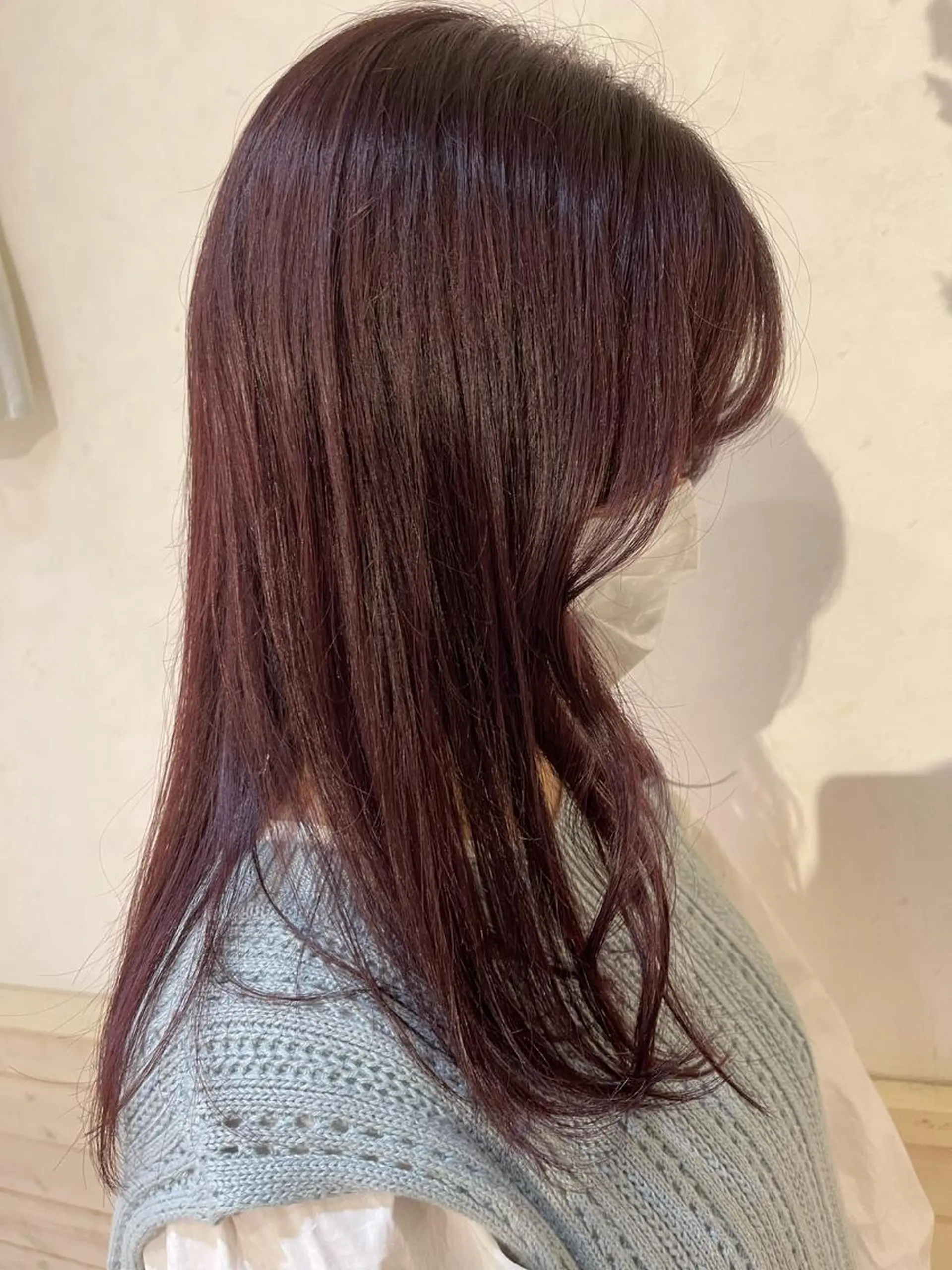 セミロング ヘアカラー トリートメント 山田 穂香のマツエク・マツパデザイン