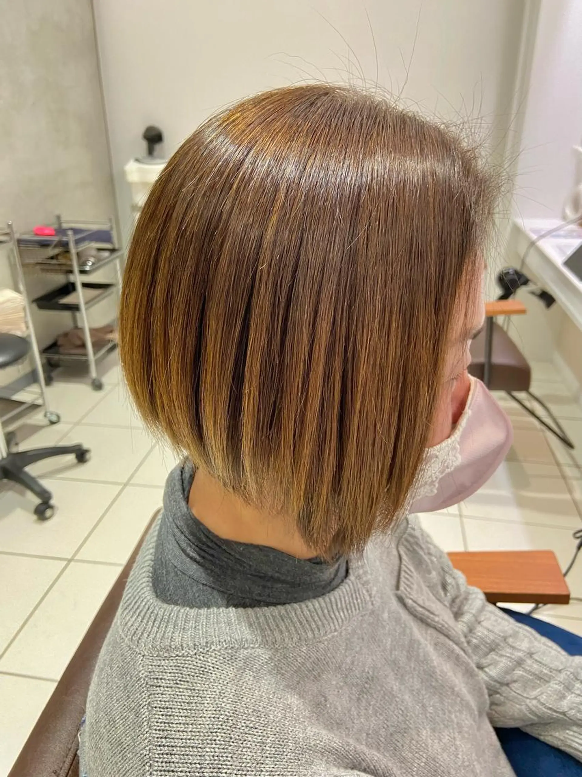 ショート 縮毛矯正 lico hair&relaxation所属・lico 栁 詩音のマツエク・マツパデザイン