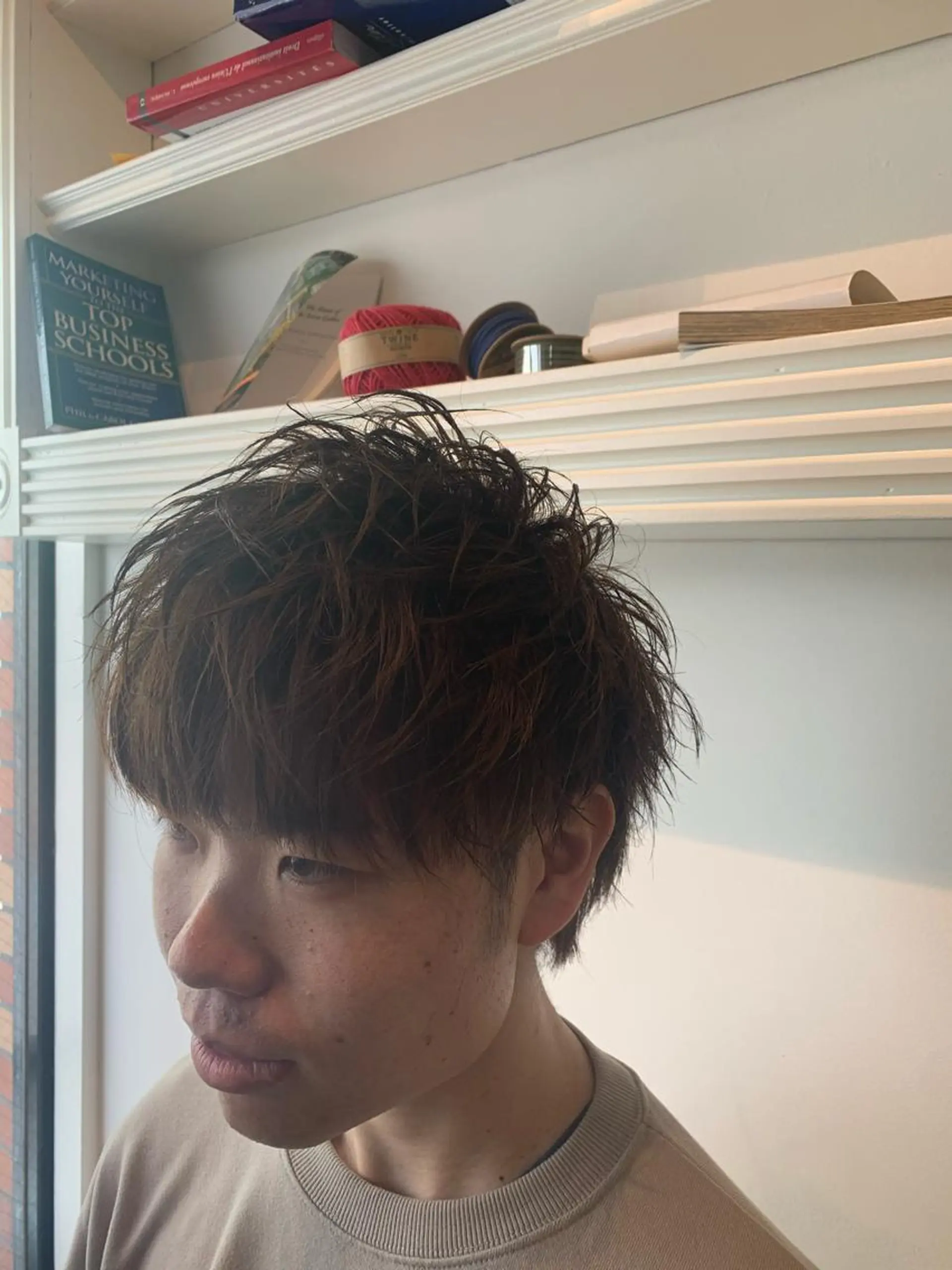 ショート カット ヘアカラー トリートメント ヘッドスパ ヘアセット 山口 竣也のヘアスタイル