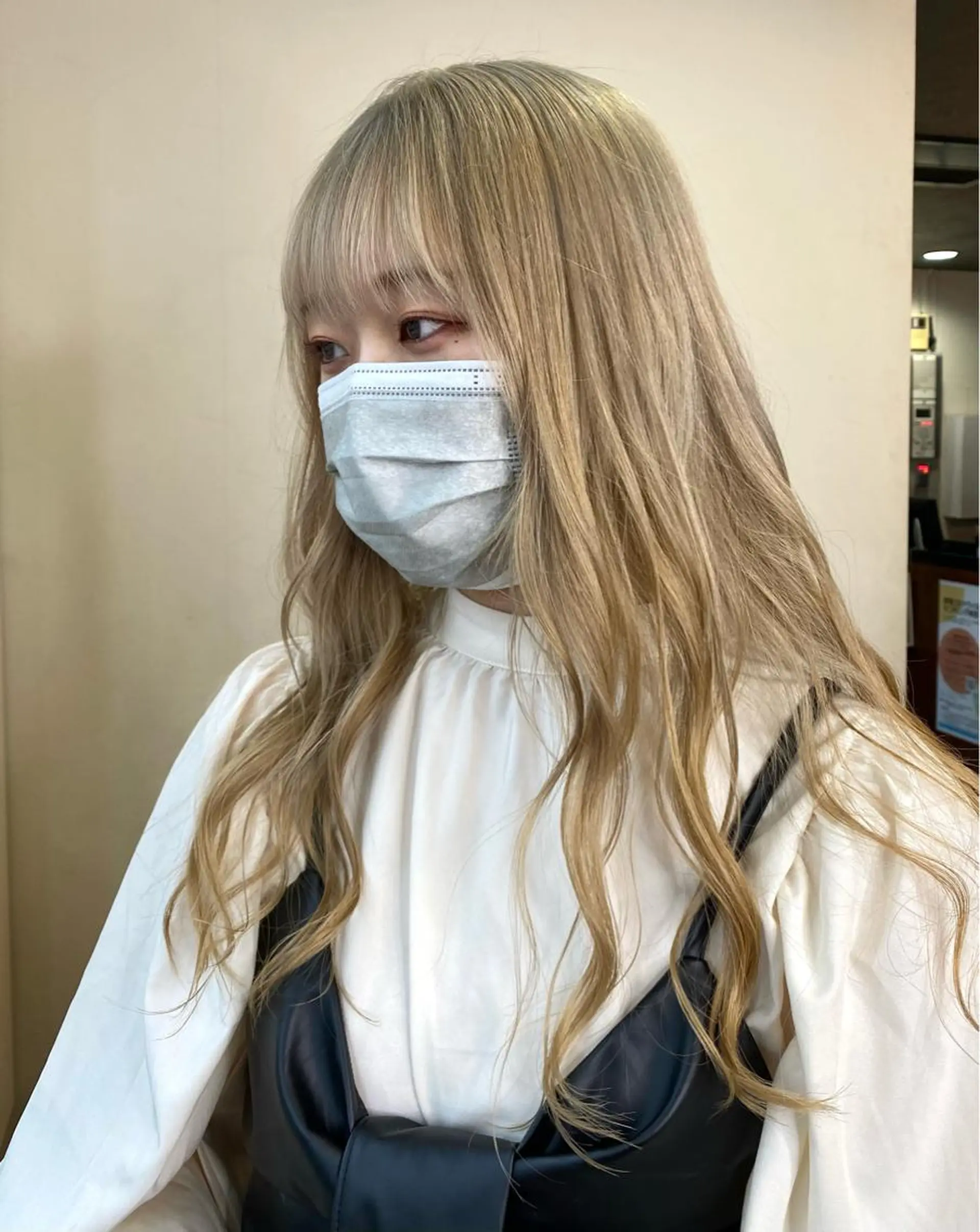 ロング カラー ヘアアレンジ ブリーチ ヘアカラー ekolu北梅田店所属・梅田中崎町髪質改善 /オキヒロト/エコルのヘアスタイル