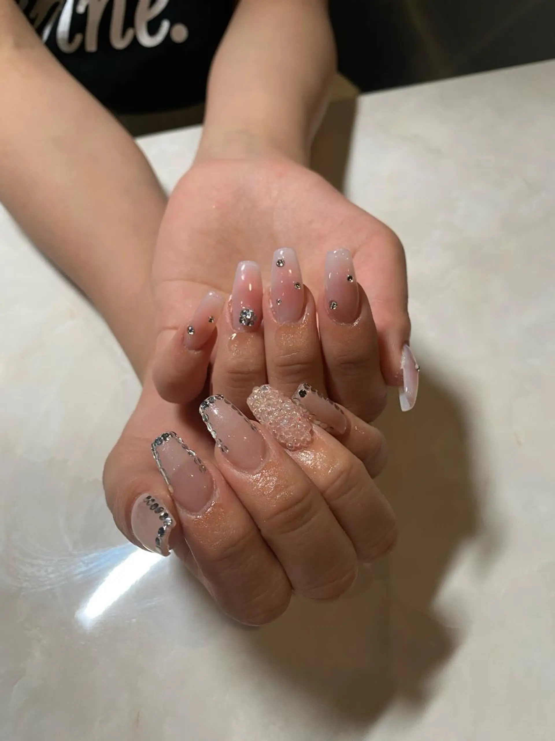 ネイル 韓国ネイル スカルプネイル ワンホンネイル lillion nail salon所属・Ru nail♡のネイルデザイン