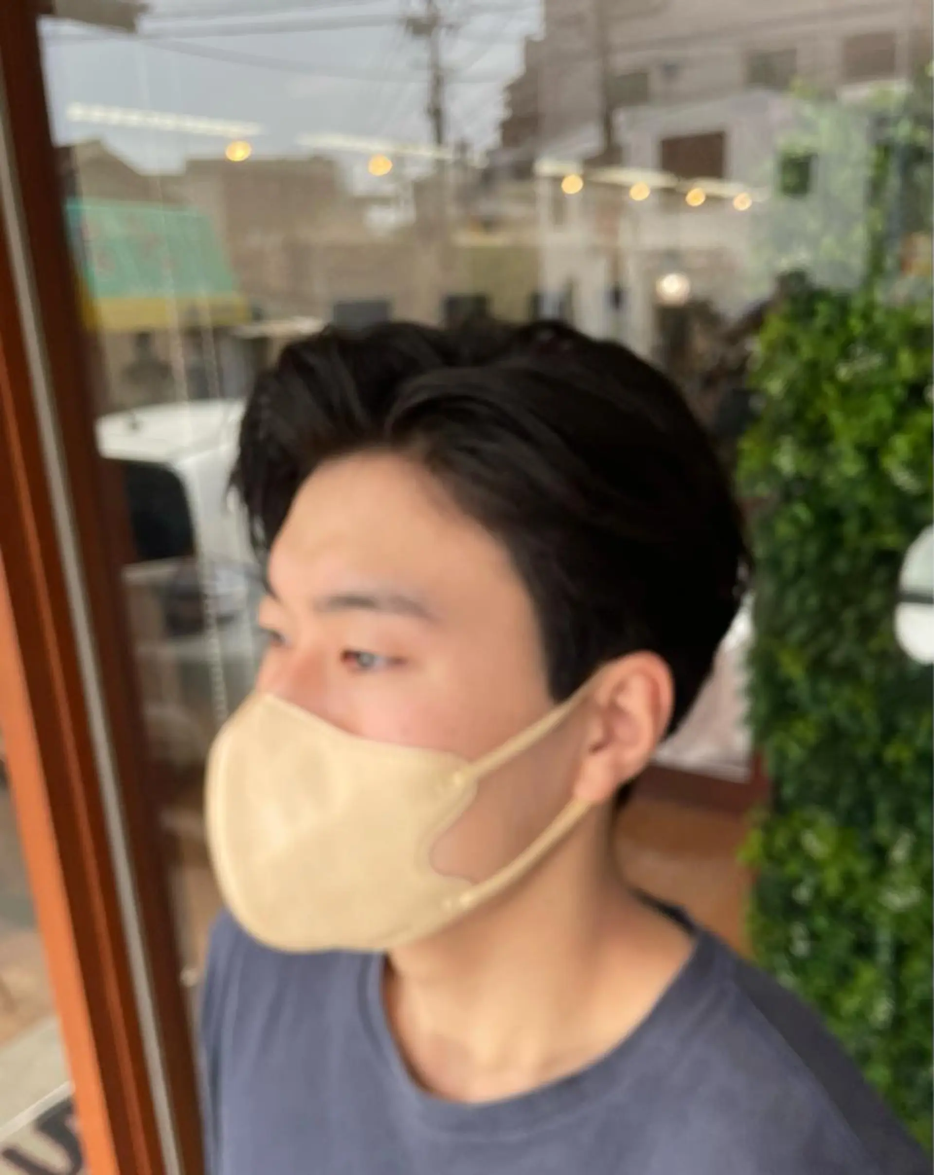 ショート メンズ ルキ🌈ブリーチカラ ー&メンズパーマ🦄のヘアスタイル