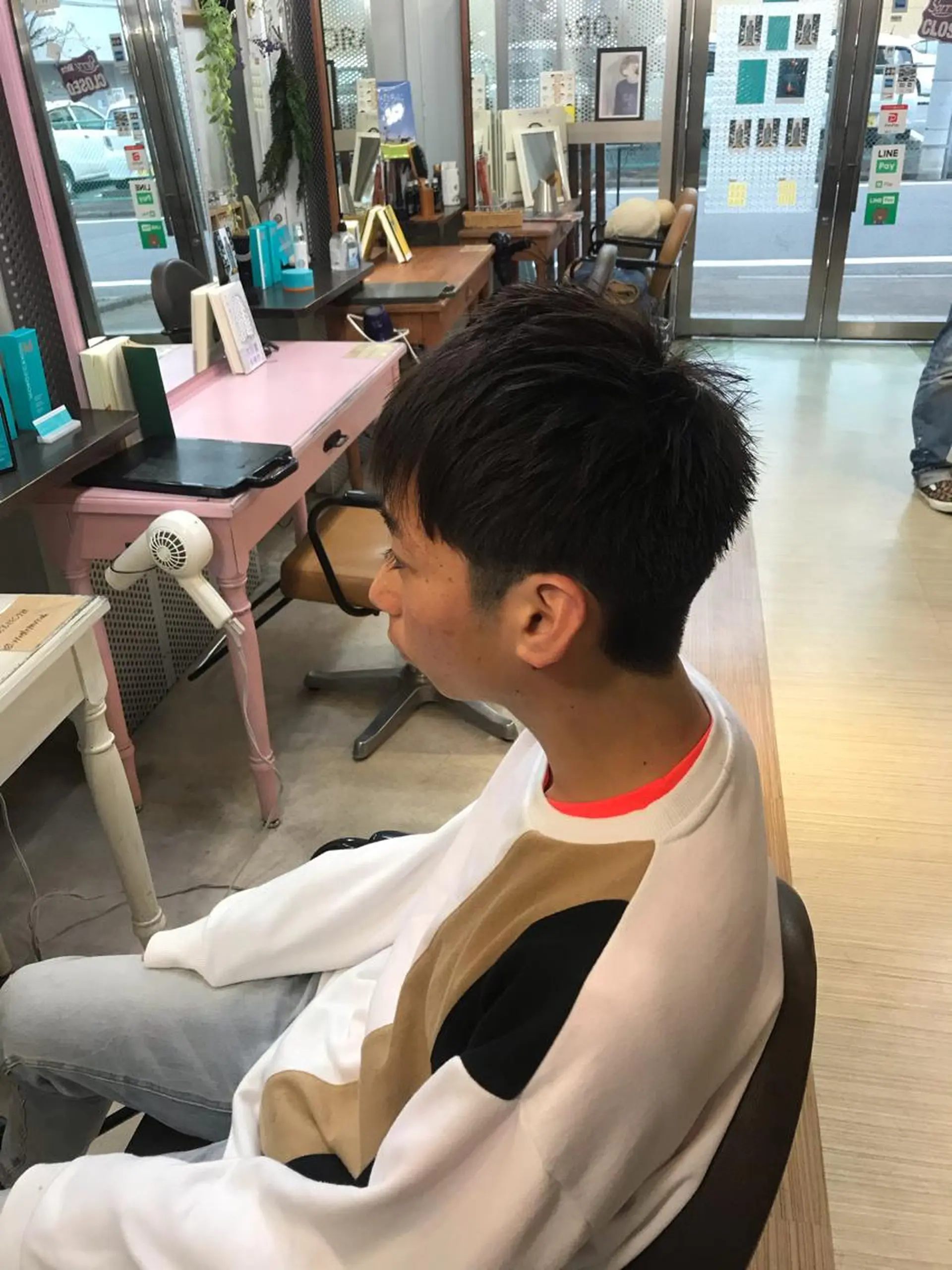 ショート メンズ ツーブロック 刈り上げ sora所属・廣瀬 瞳のヘアスタイル