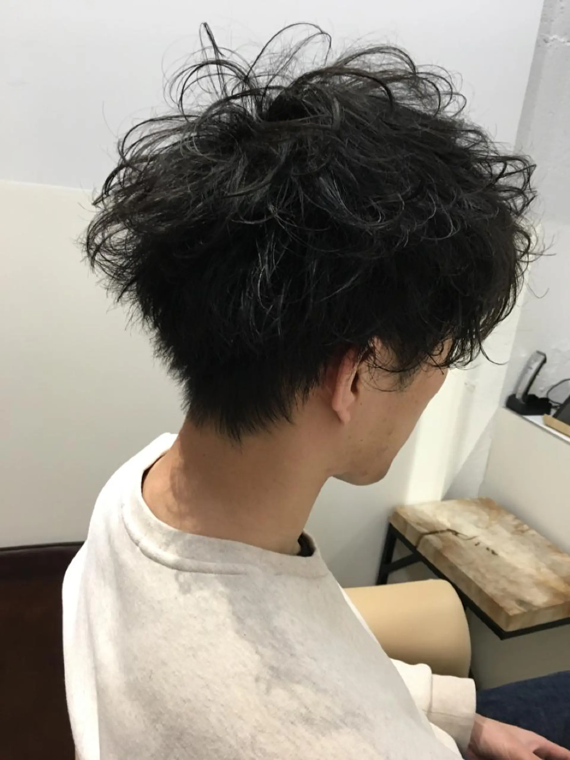 ショート メンズ カット パーマ 代表　土屋ヒロユキ ショートカットのヘアスタイル