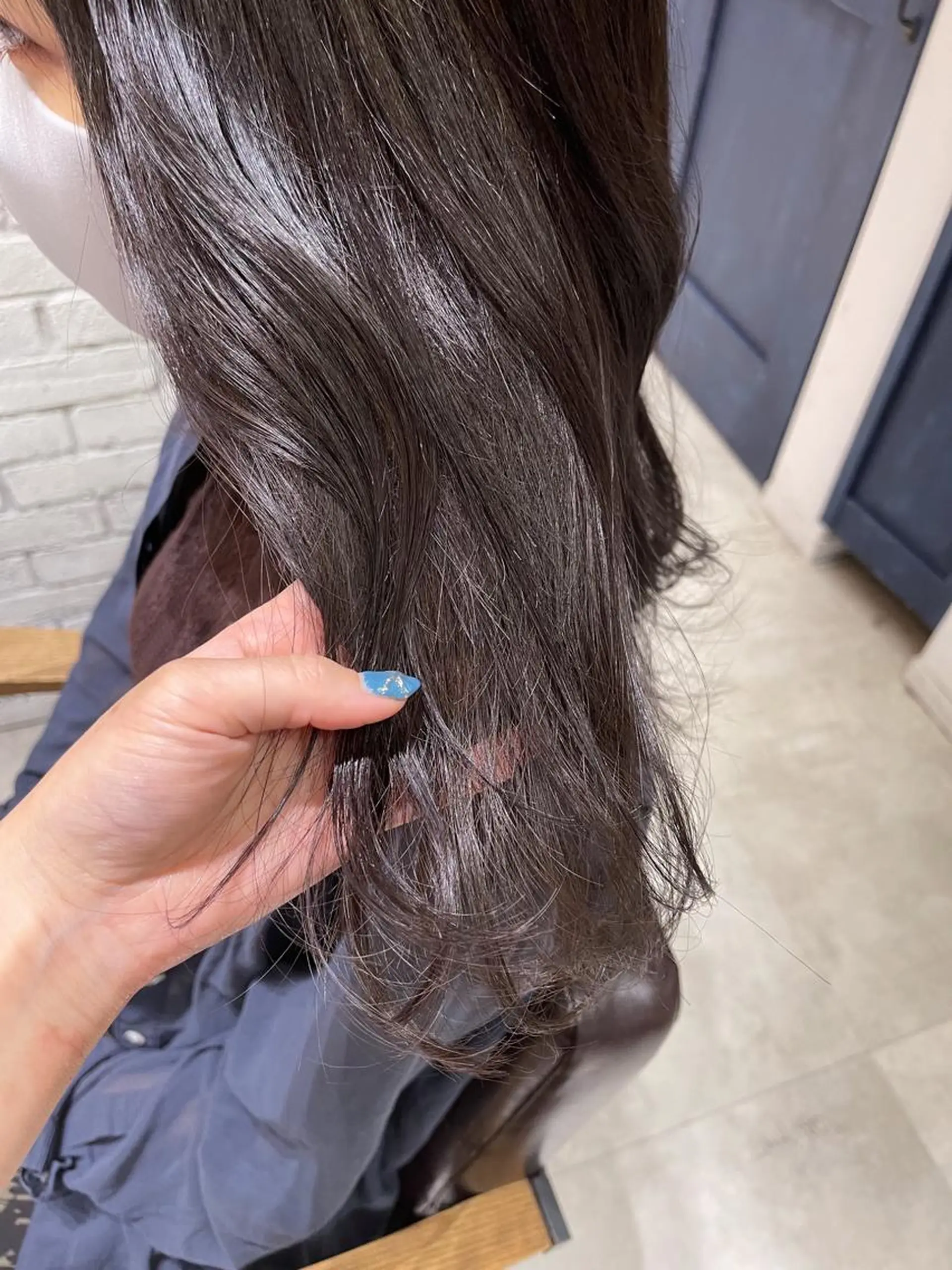 セミロング カラー アッシュ ラベンダーカラー ラベンダーアッシュ ヘアカラー トリートメント 🌿ニュアンスヘア 🌿福田沙也加のヘアスタイル