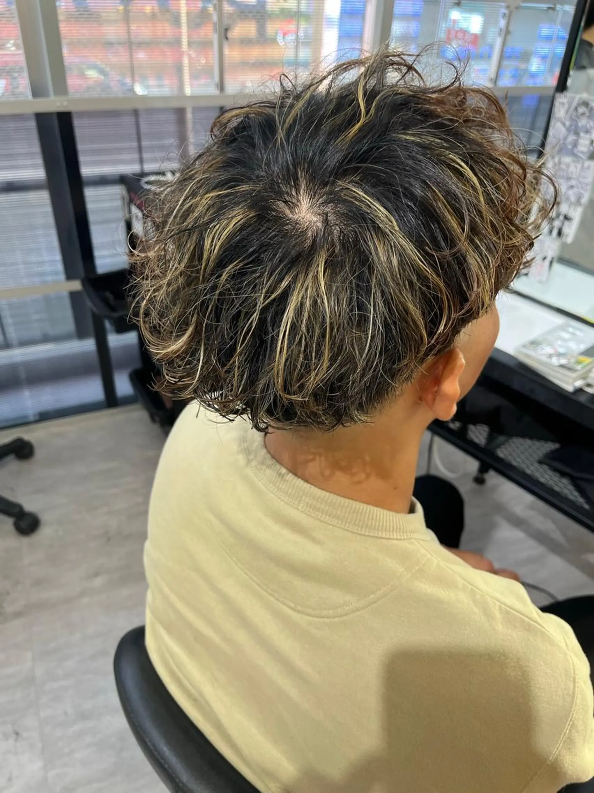 カラー メンズ メンズショート美容師 💈高橋和真💈のヘアスタイル