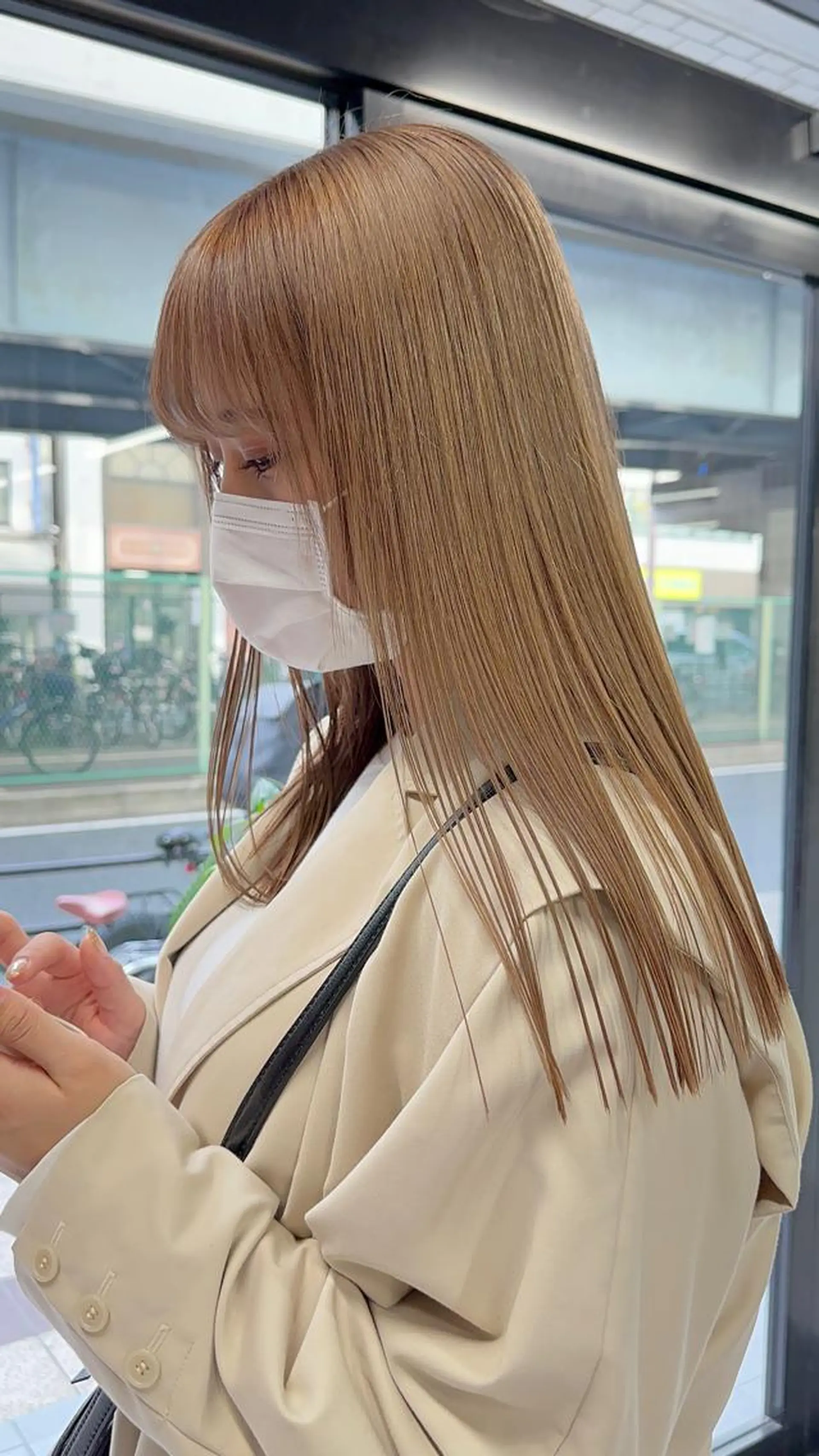 セミロング 髪質改善 個室サロン Linoa 西梅田 福島 美容室【リノア】所属・髪質改善Linoa stylist/辻部のヘアスタイル