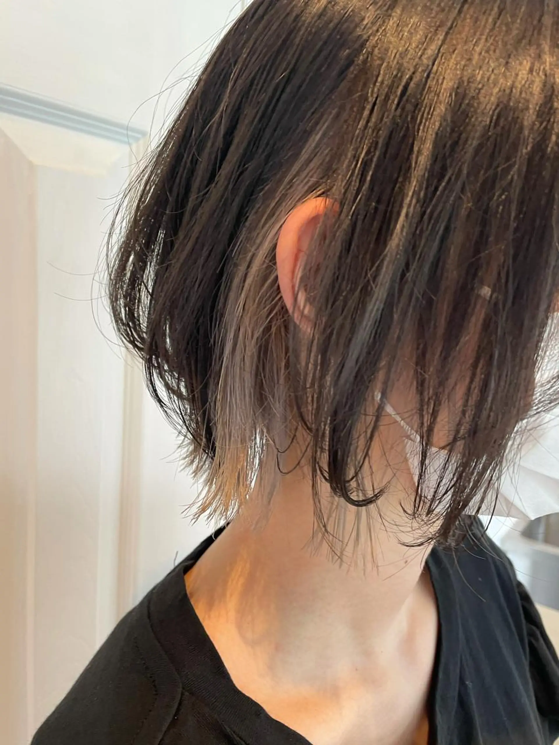 ミディアム カラー グレージュ シルバー ヘアカラー 中目黒🌼 🌼ハナのヘアスタイル