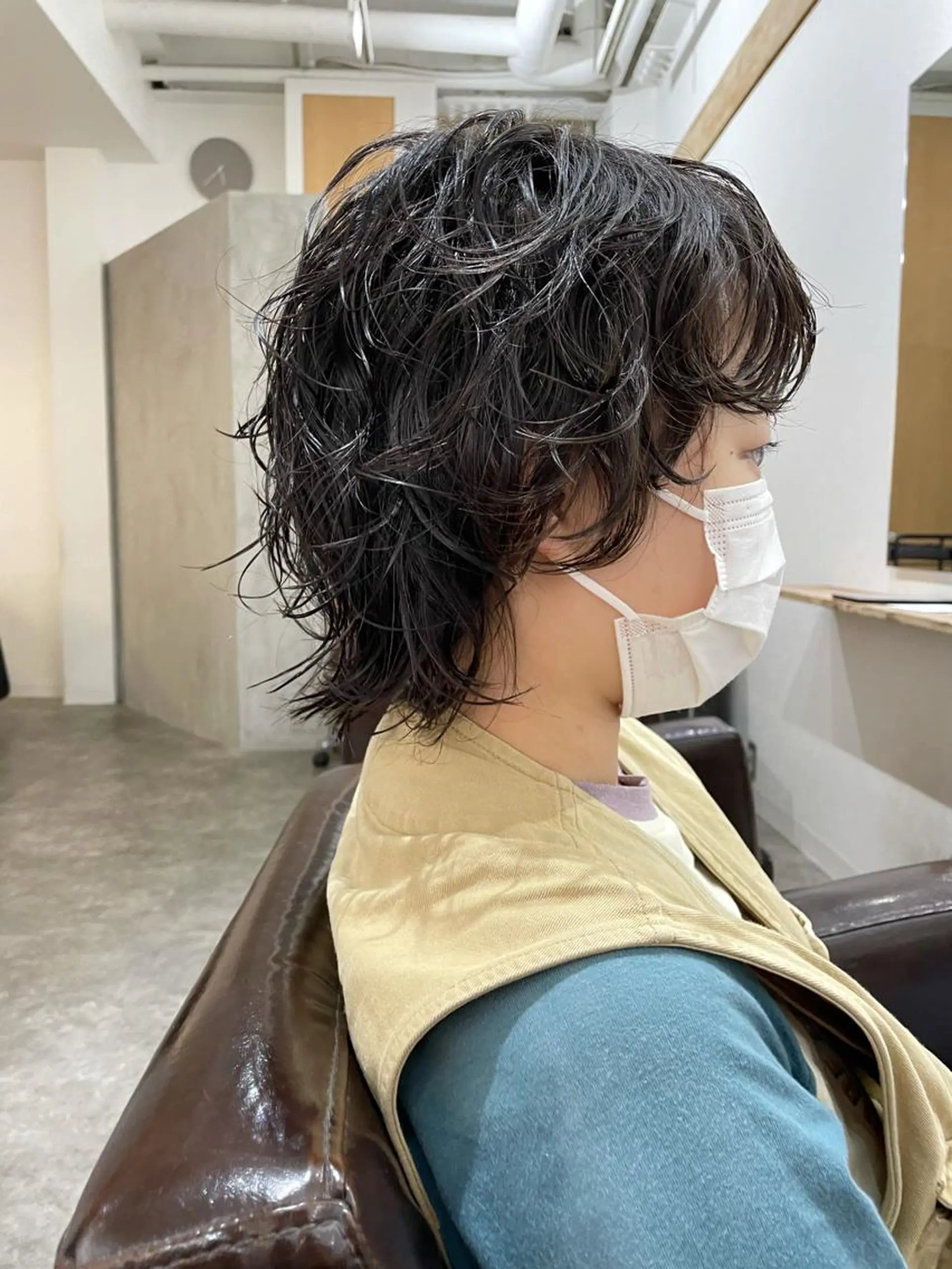 ショート カラー パーマ ヘアアレンジ メンズ キッズ ネイル マツエク・マツパ メンズパーマ メンズウルフカット ウルフカット カット パーマ トリートメント パーマ/透明感カラー /ボブ/吉田一生のヘアスタイル