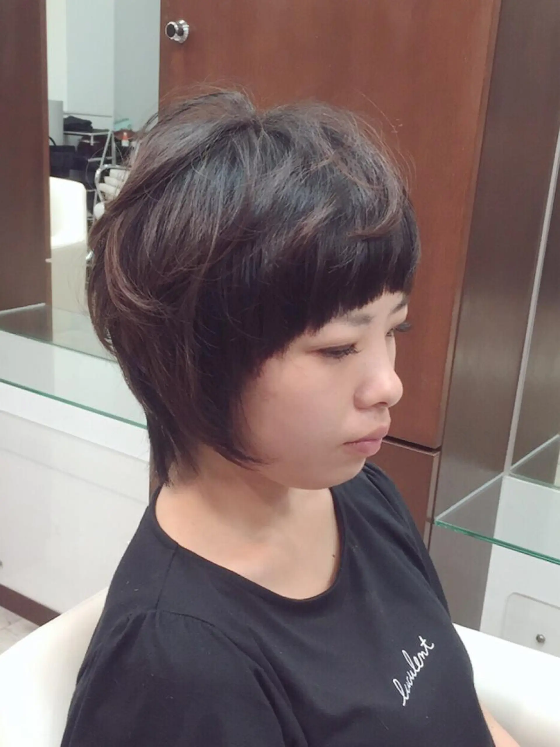 ショート ミディアム セミロング ロング カラー パーマ ヘアアレンジ メンズ キッズ ネイル まつエク Leyシェアサロン所属・KenIchi施術者 1%未満ドライカットのヘアスタイル