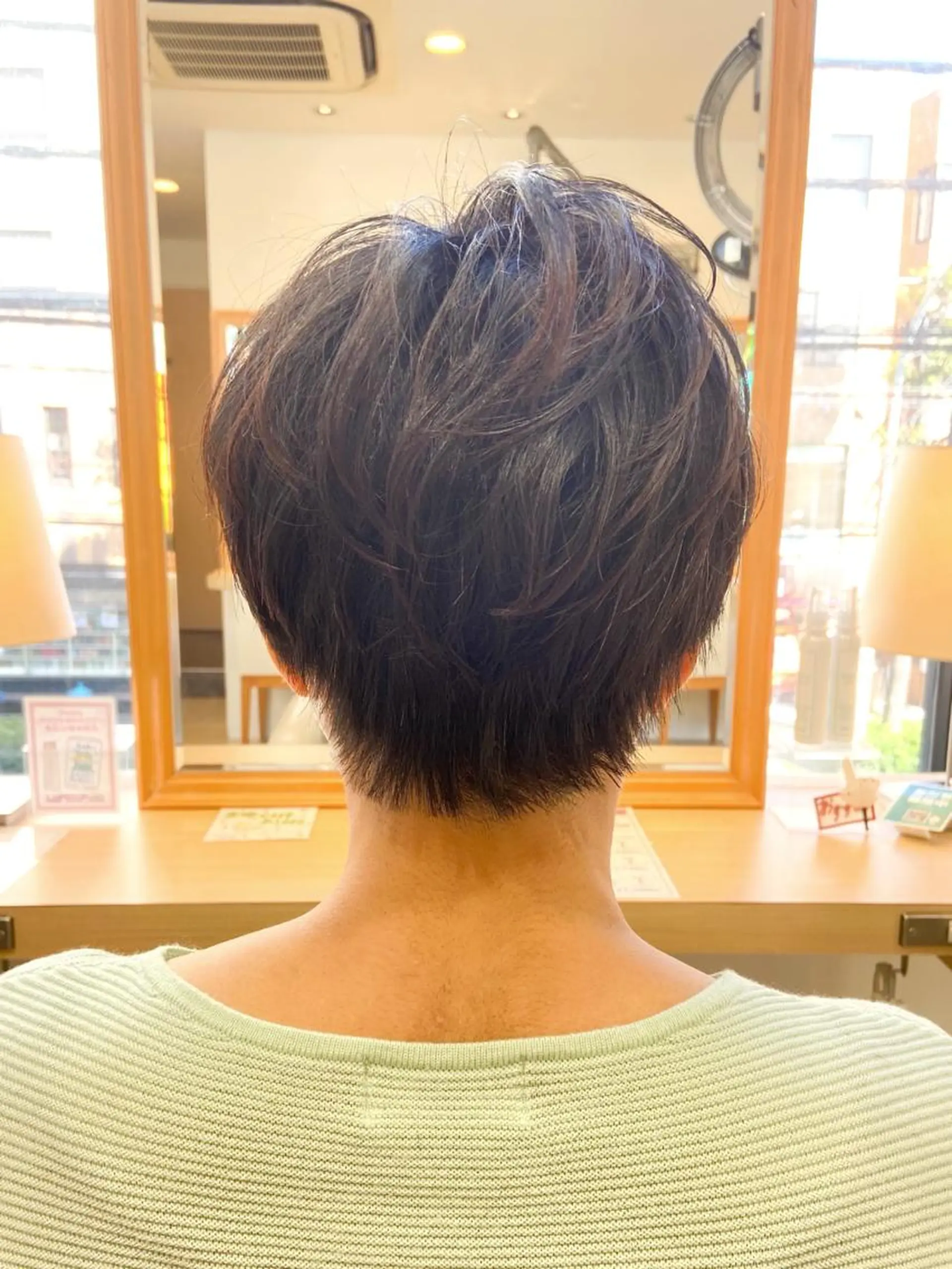 ショート パーマ 30代からの大人 ショートのヘアスタイル