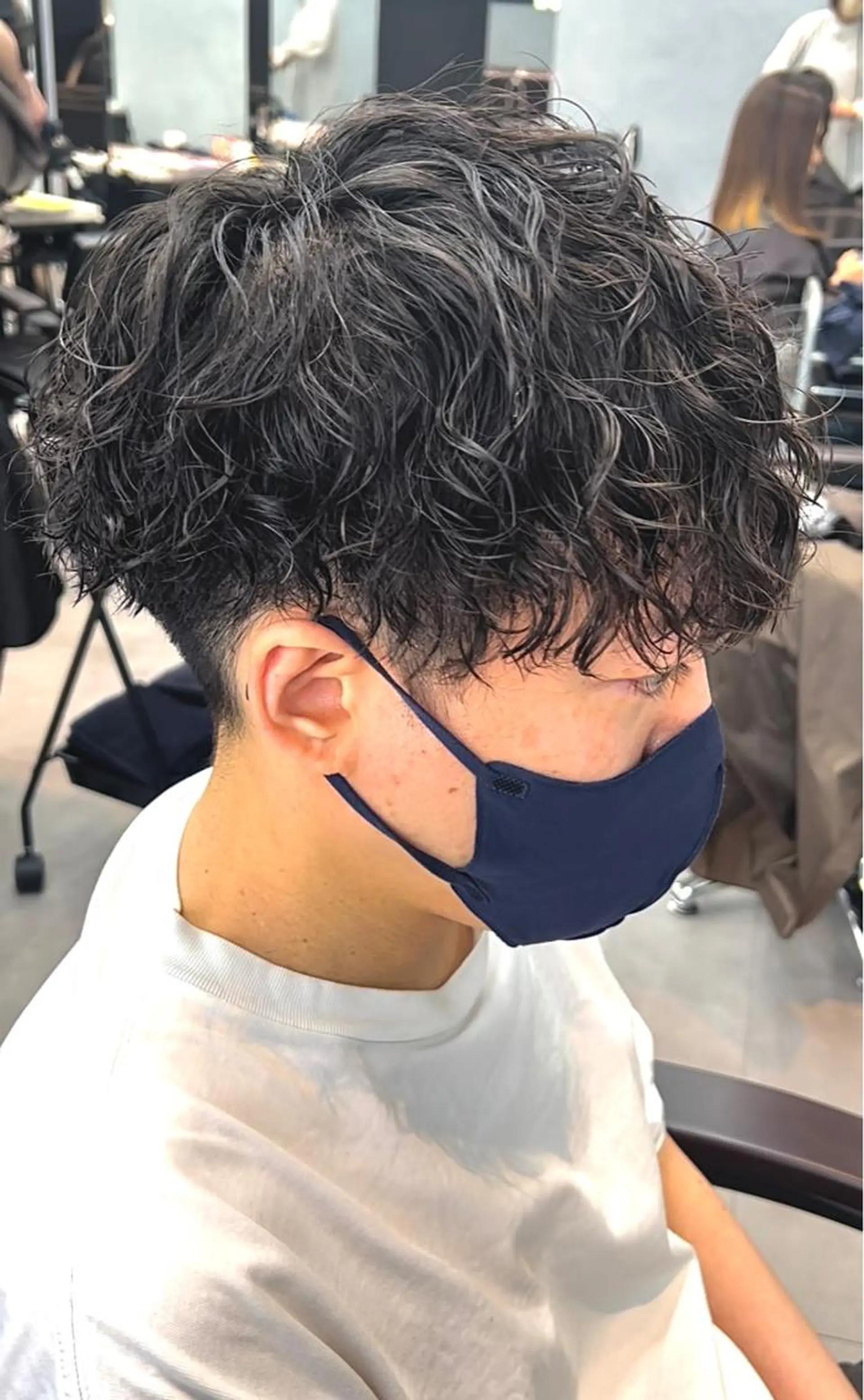 ショート パーマ メンズ カット パーマ 🦩パーマン🦩佐藤 航太のヘアスタイル