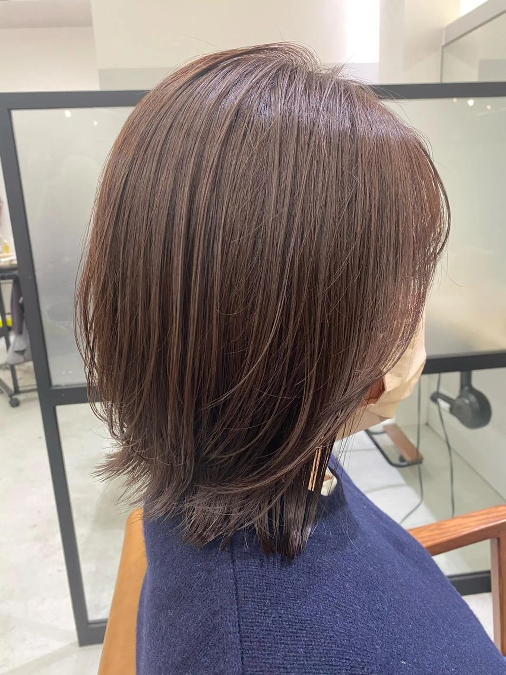 ミディアム カラー ベージュカラー ラベンダーカラー ラベンダーベージュ カット ヘアカラー 半個室女性salon 🩰Natsumiのヘアスタイル