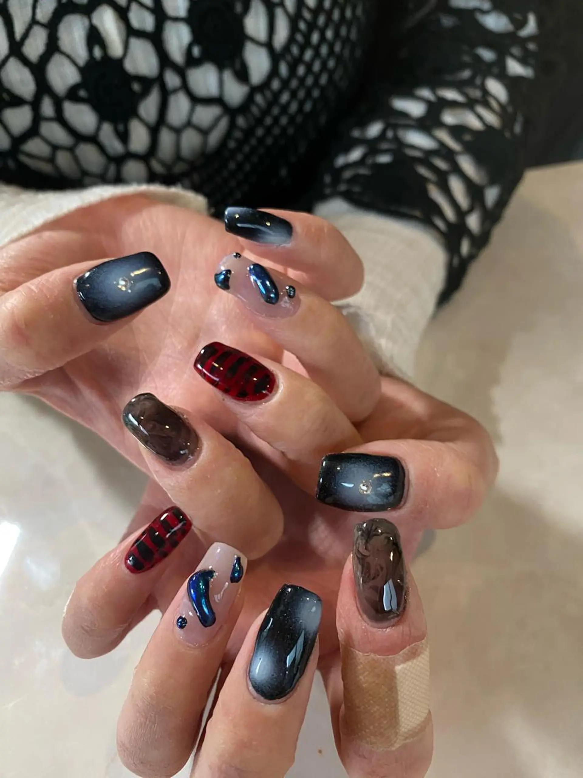 ネイル スカルプネイル ハンドネイル lillion nail salon所属・Ru nail♡のネイルデザイン
