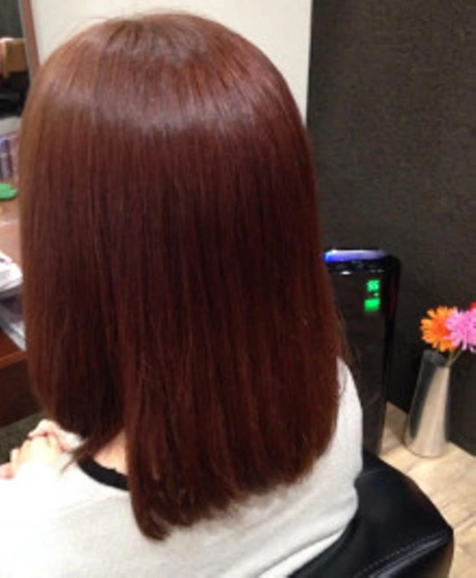 ミディアム カラー アッシュ アッシュブラウン ブラウンカラー ピンクカラー ピンクアッシュ chancello  Hairチャンチェロのヘアスタイル