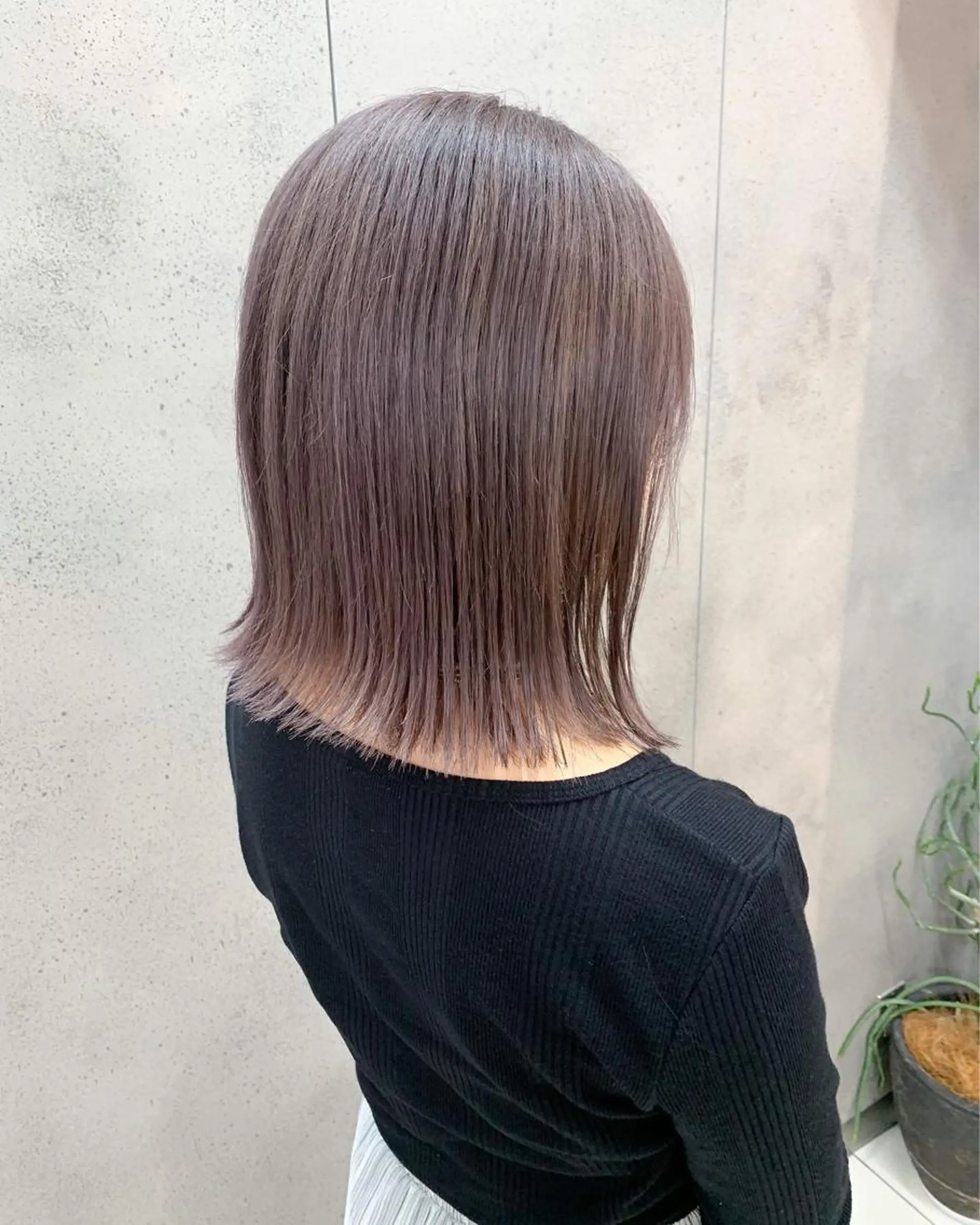 ミディアム カラー raika .のヘアスタイル