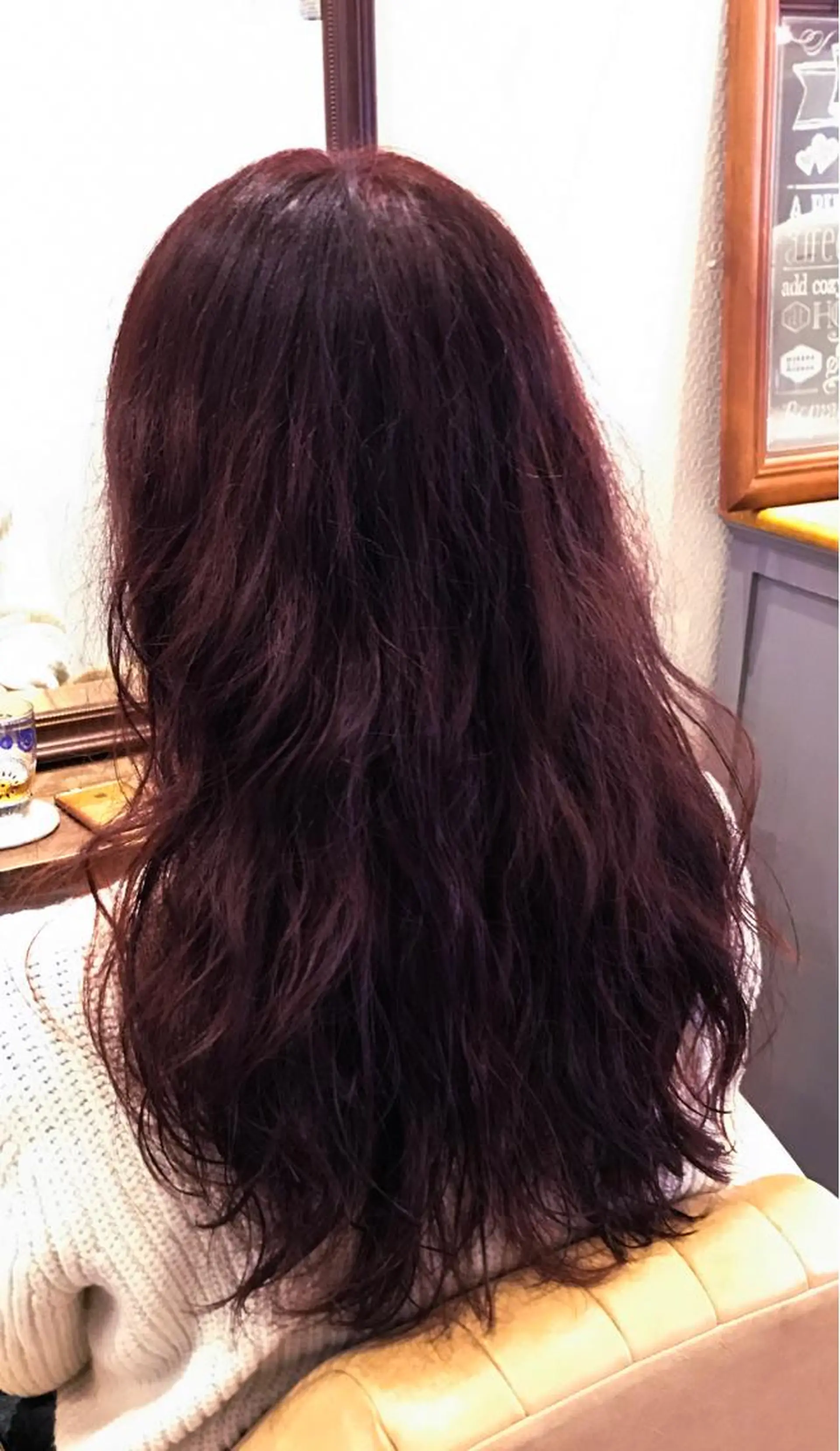 ロング カラー パーマ ブリーチ ブラウンカラー ピンクカラー ピンクブラウン 小森谷 亮太のヘアスタイル