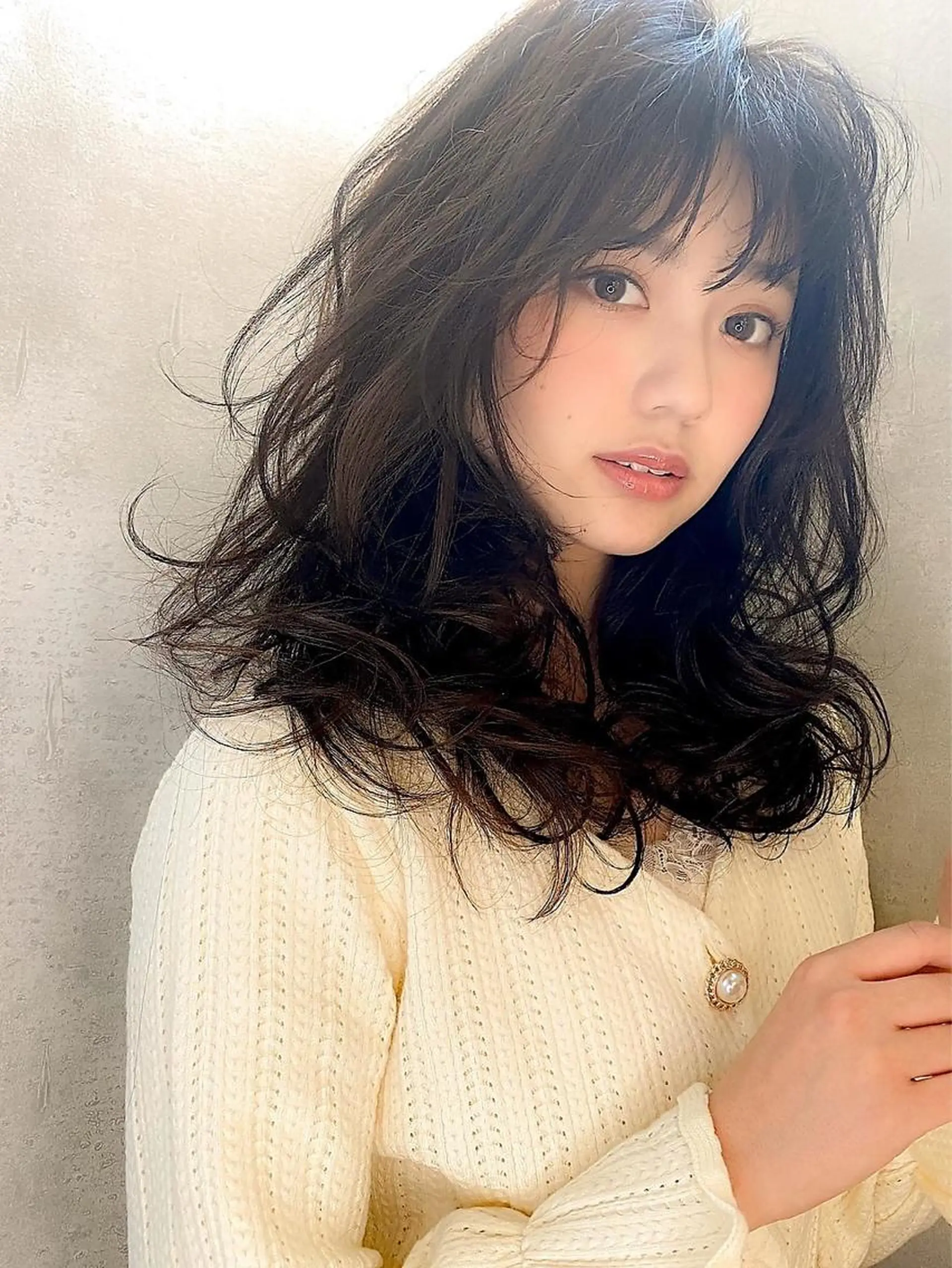 セミロング カット パーマ トリートメント NicoRE. 大人女子×髪質改善のヘアスタイル
