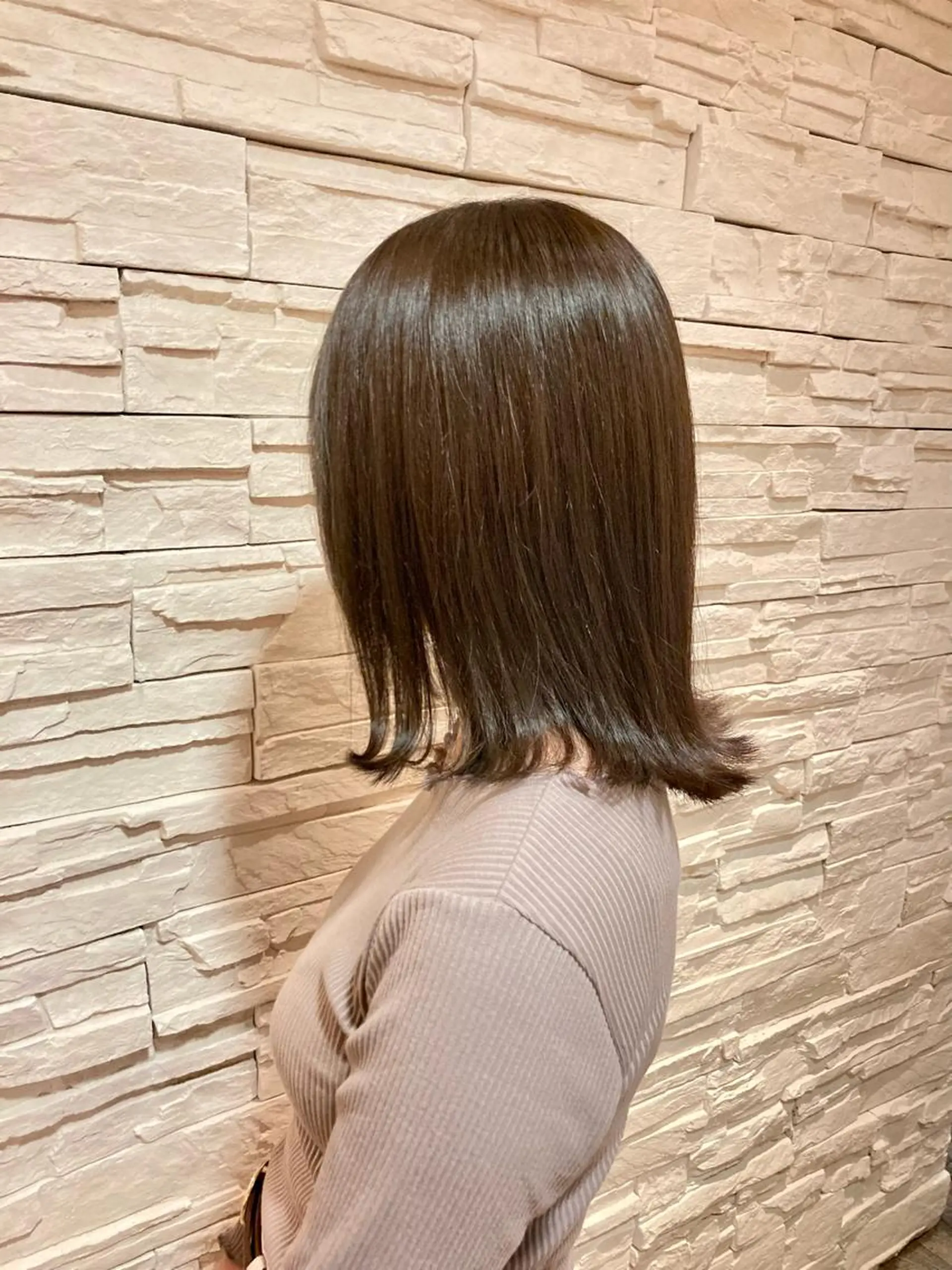 ミディアム カラー グレージュ ヘアカラー トリートメント hair make an nico(ヘアーメイクアンニコ)所属・森田 研司のヘアスタイル