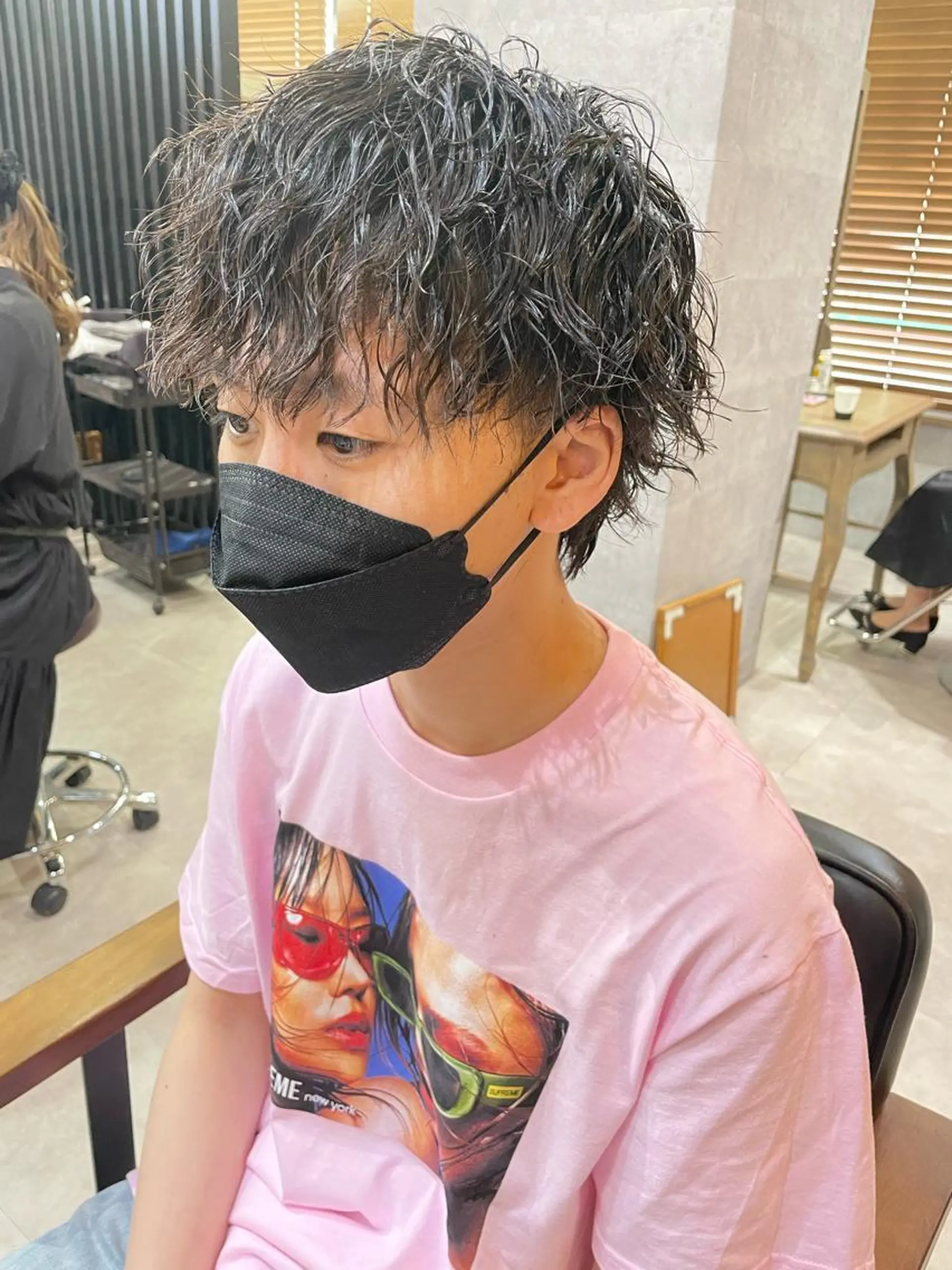 ショート パーマ メンズ メンズパーマ特化 勝毛広貴のヘアスタイル