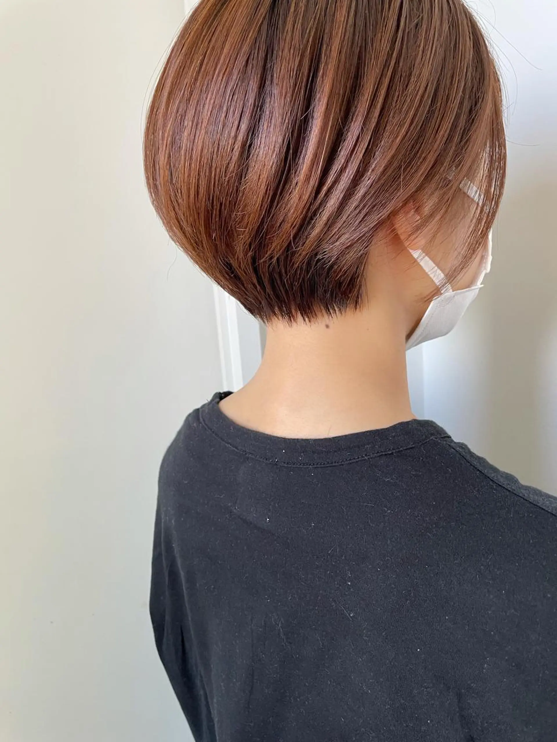 ショート カラー アッシュ ハイライトカラー ハイトーンカラー イルミナカラー インナーカラー カット ヘアカラー トリートメント 江上拓郎/ショート /酸性ストレートのヘアスタイル