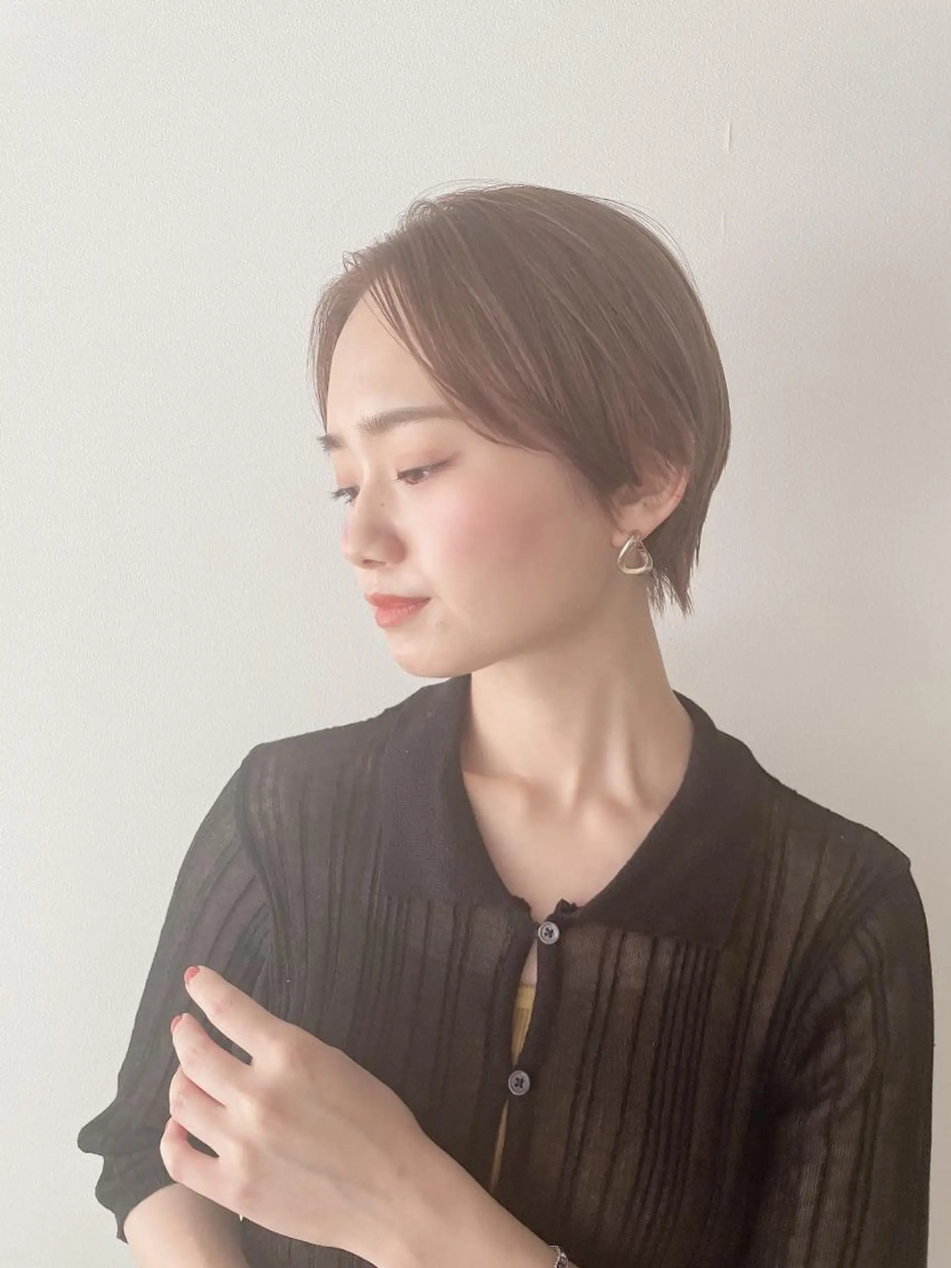 ショート カラー カット ヘアカラー なりたいが叶う ながしまじゅんきのヘアスタイル