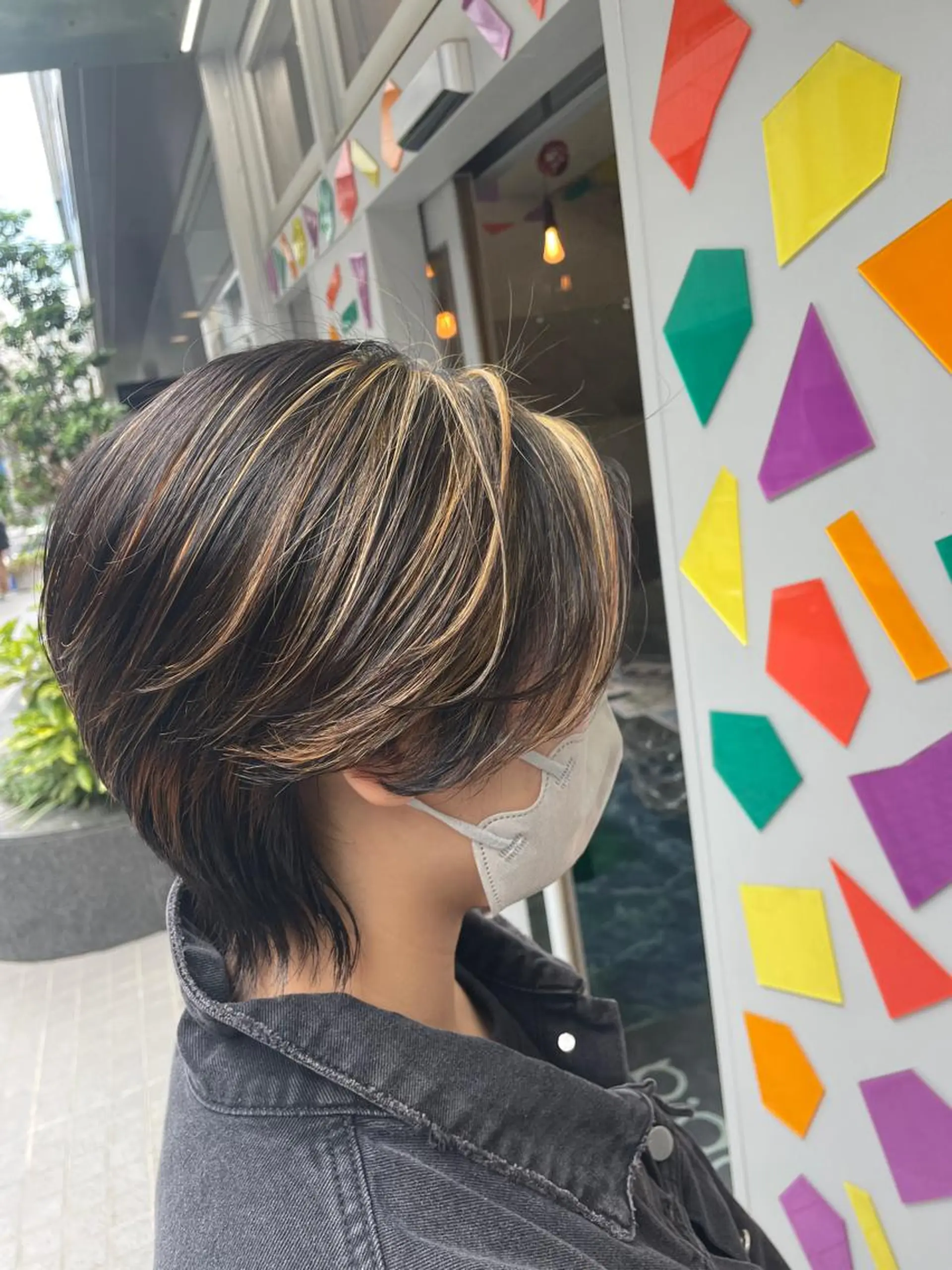 ショート ショートヘア ウルフカット カット ショート 嶋津祥希のヘアスタイル