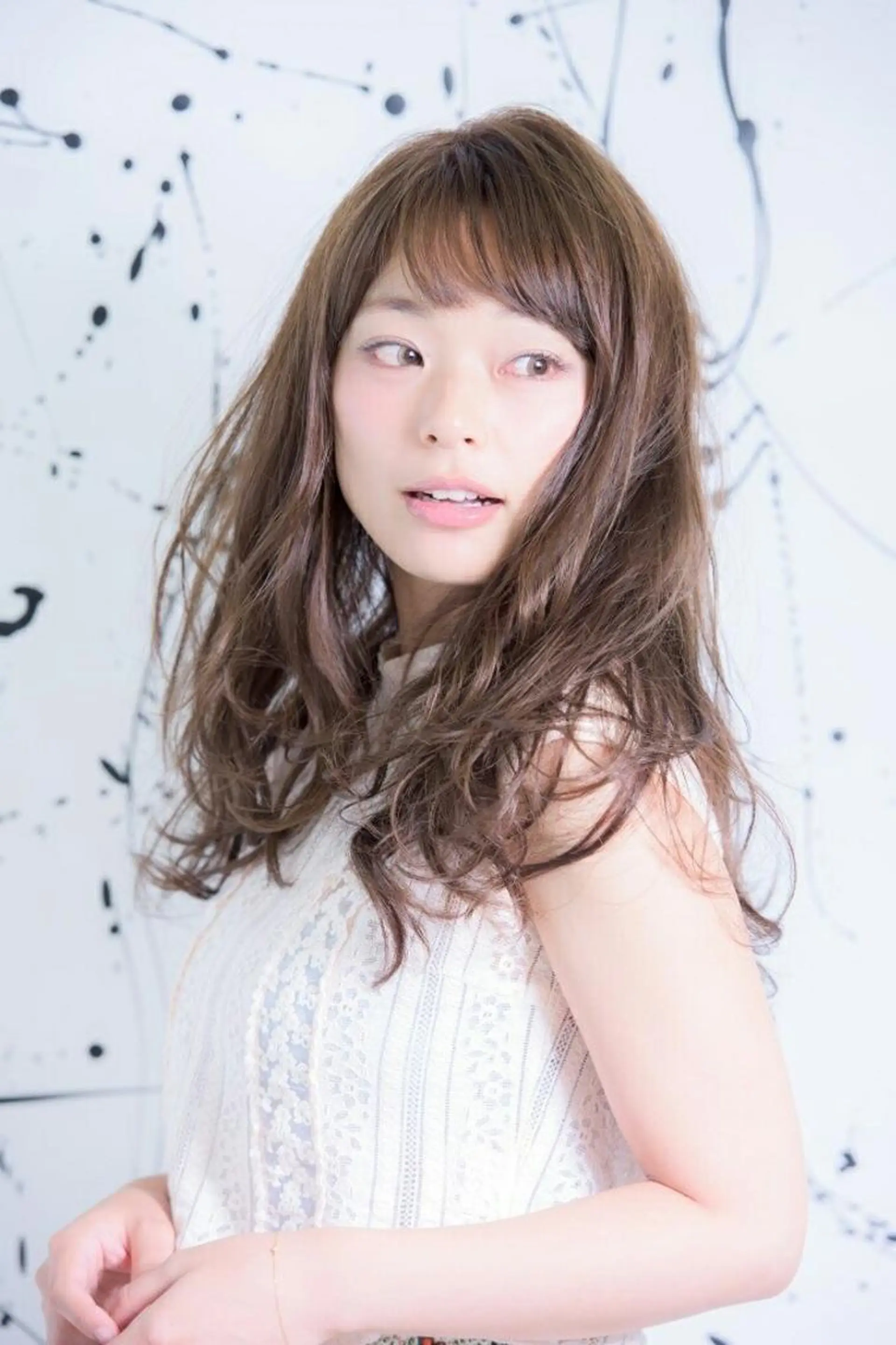 ロング カラー パーマ カット ヘアカラー トリートメント NEOLIVE ROAのヘアスタイル