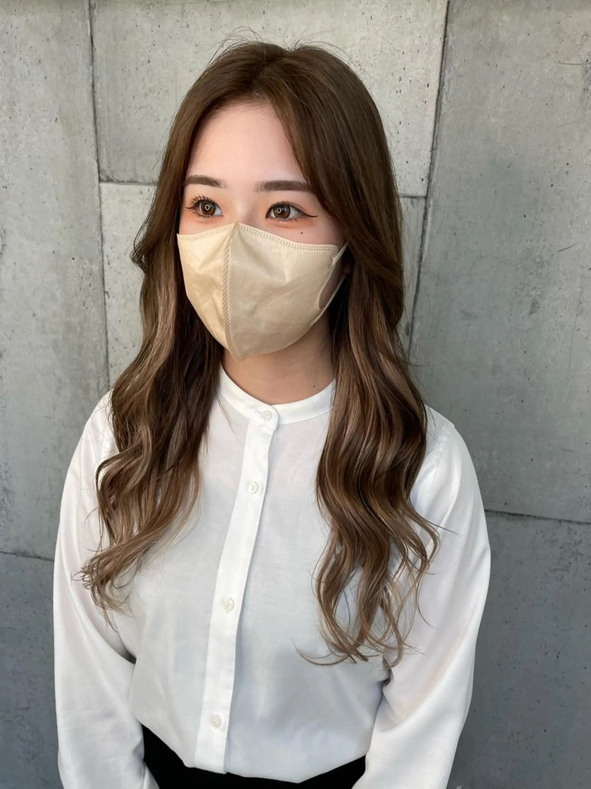 ロング 大内 志穂のヘアスタイル