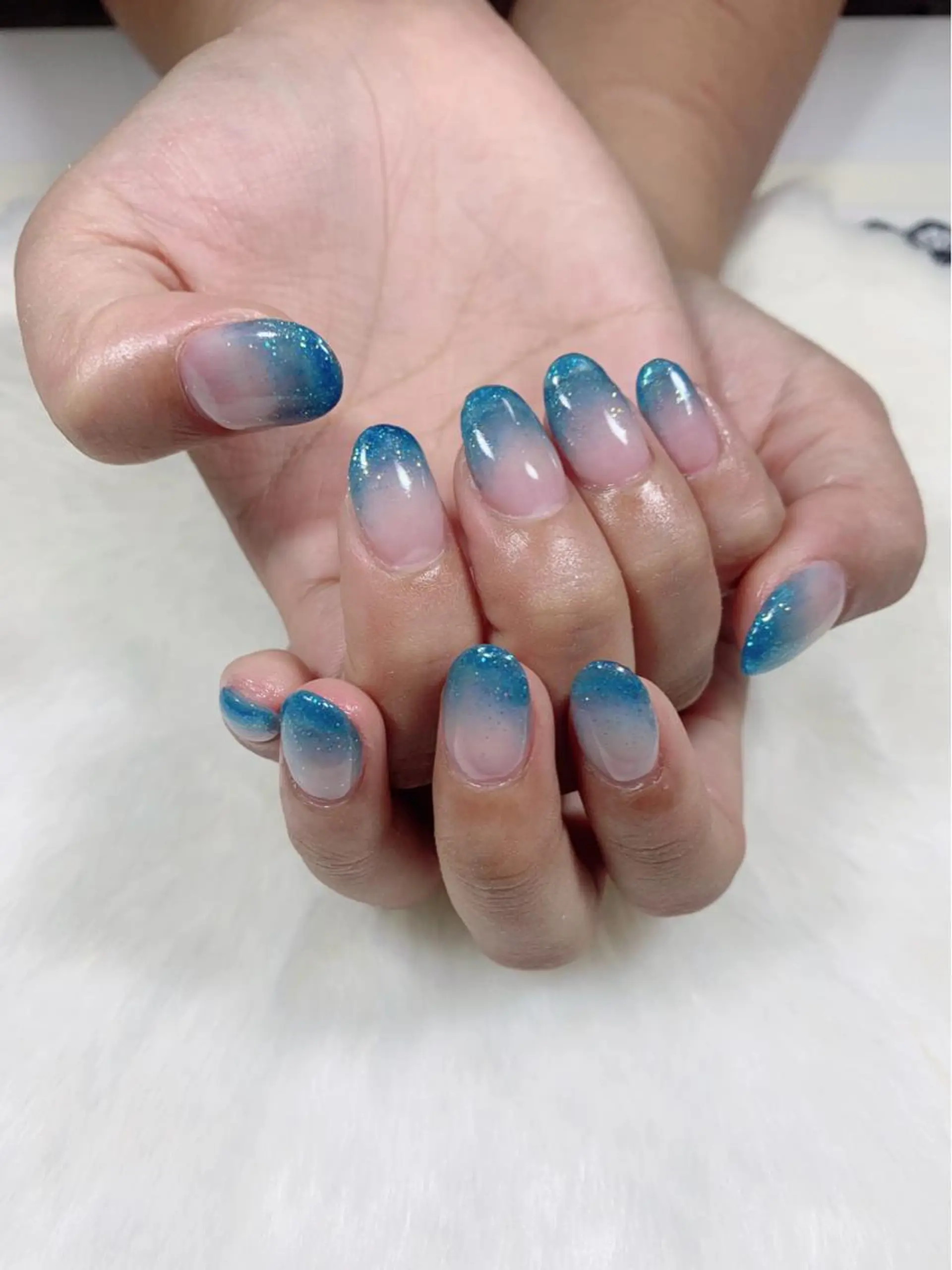 ネイル グラデーション ラメ(グリッター) ラメグラデーション salon EMANのネイルデザイン