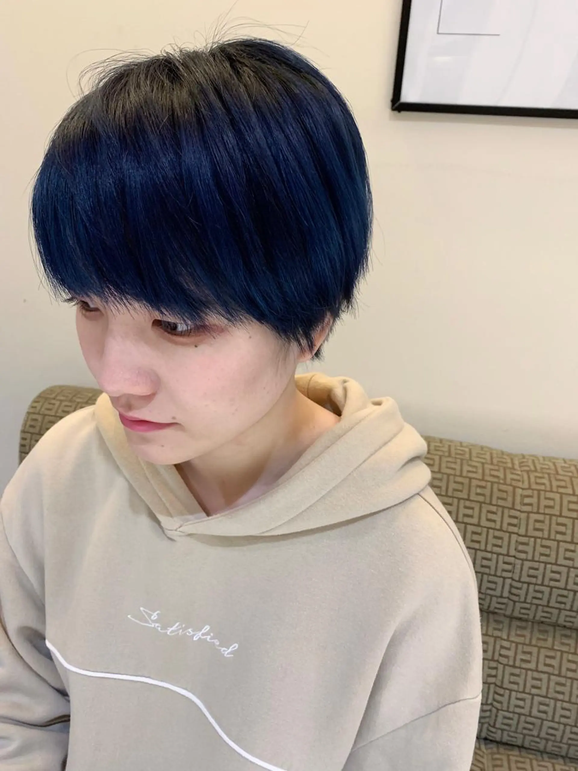 ショート カラー ブルーカラー ダブルカラー Beach private salon所属・Beach 代表 KENTAのヘアスタイル