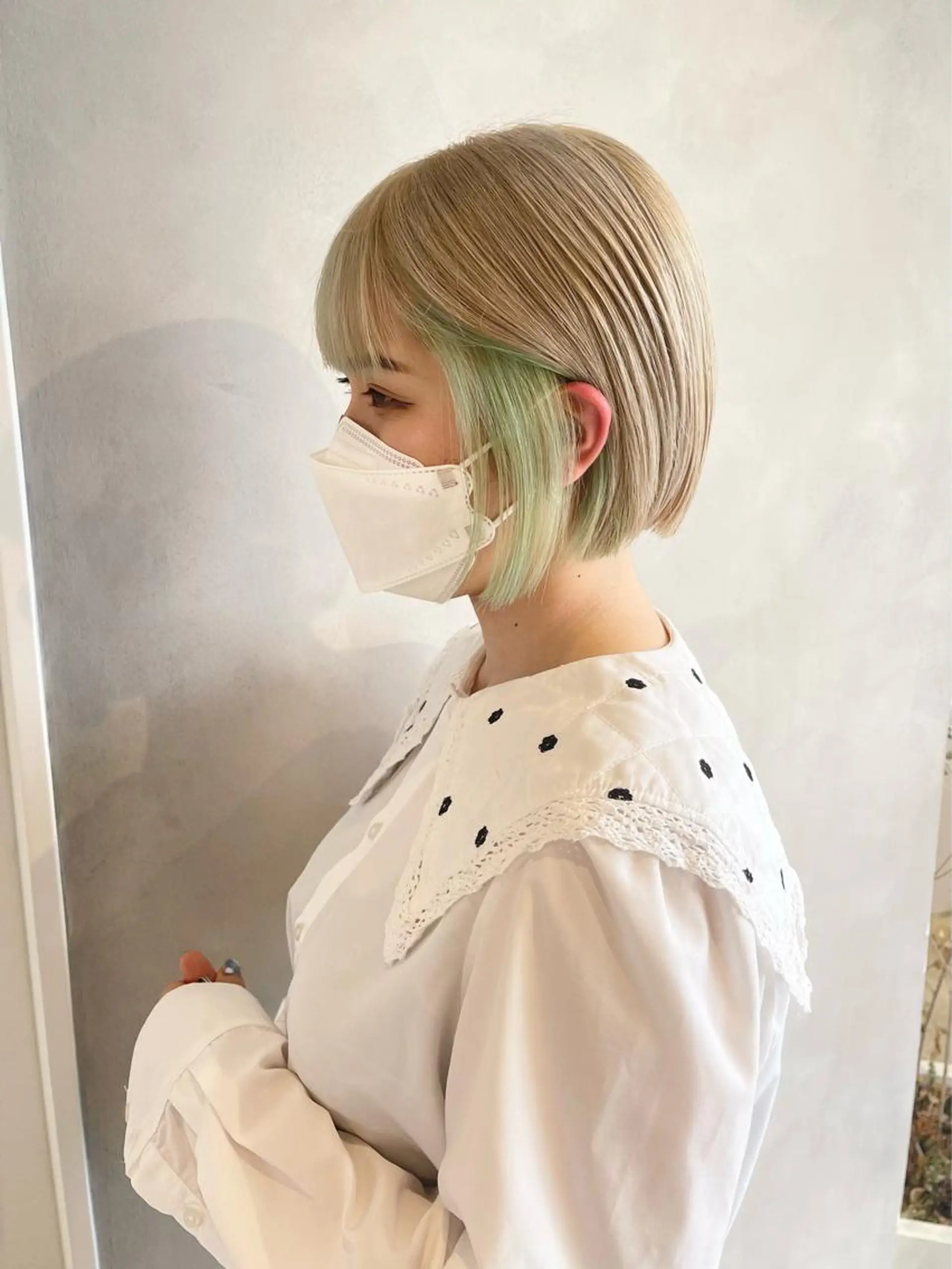 ミディアム カラー カット ヘアカラー トリートメント 🦋レイヤーカット ミドリカワ🦋のヘアスタイル