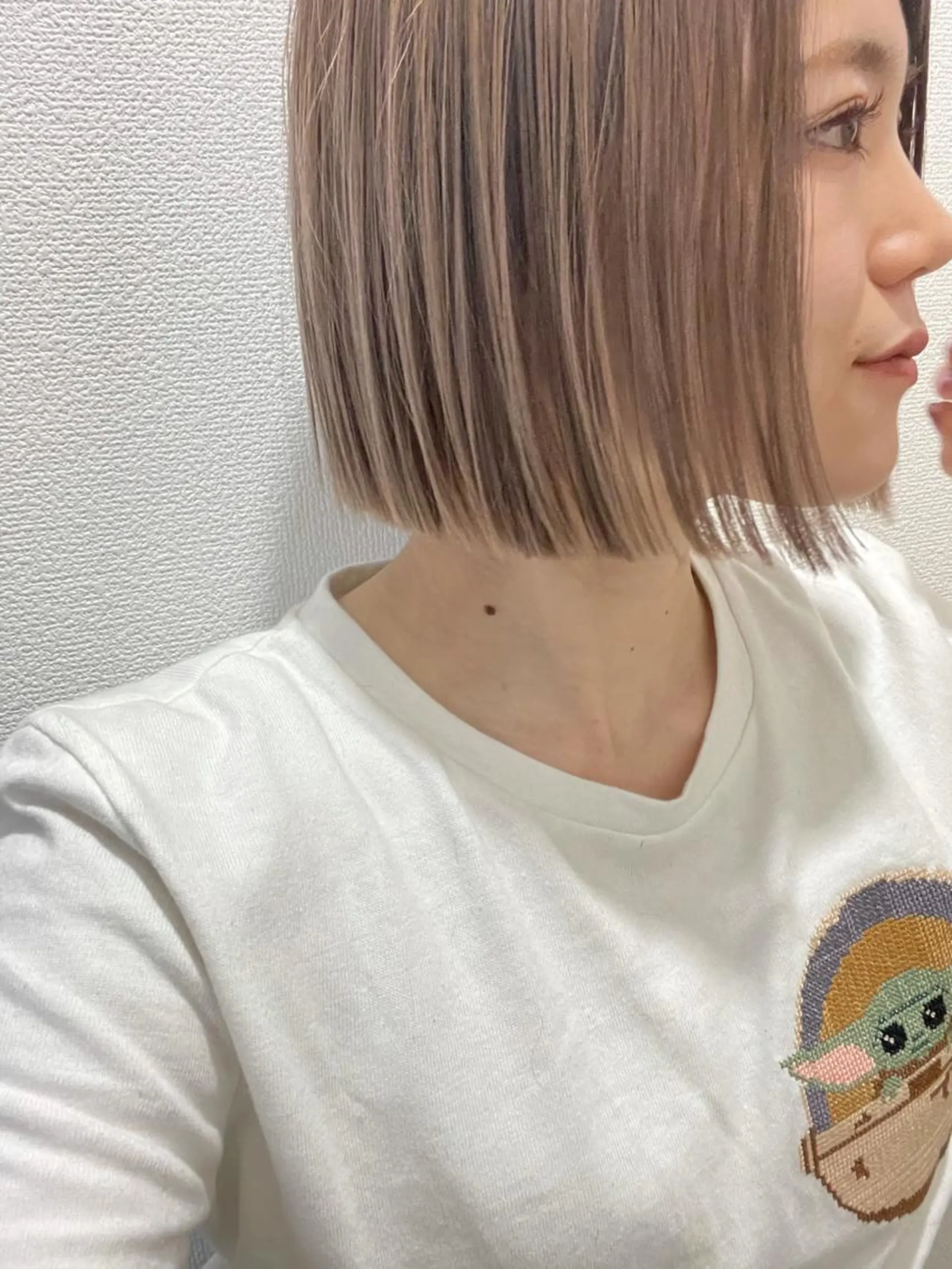 ショート ヘアカラー トリートメント 本田 奈穂美のヘアスタイル