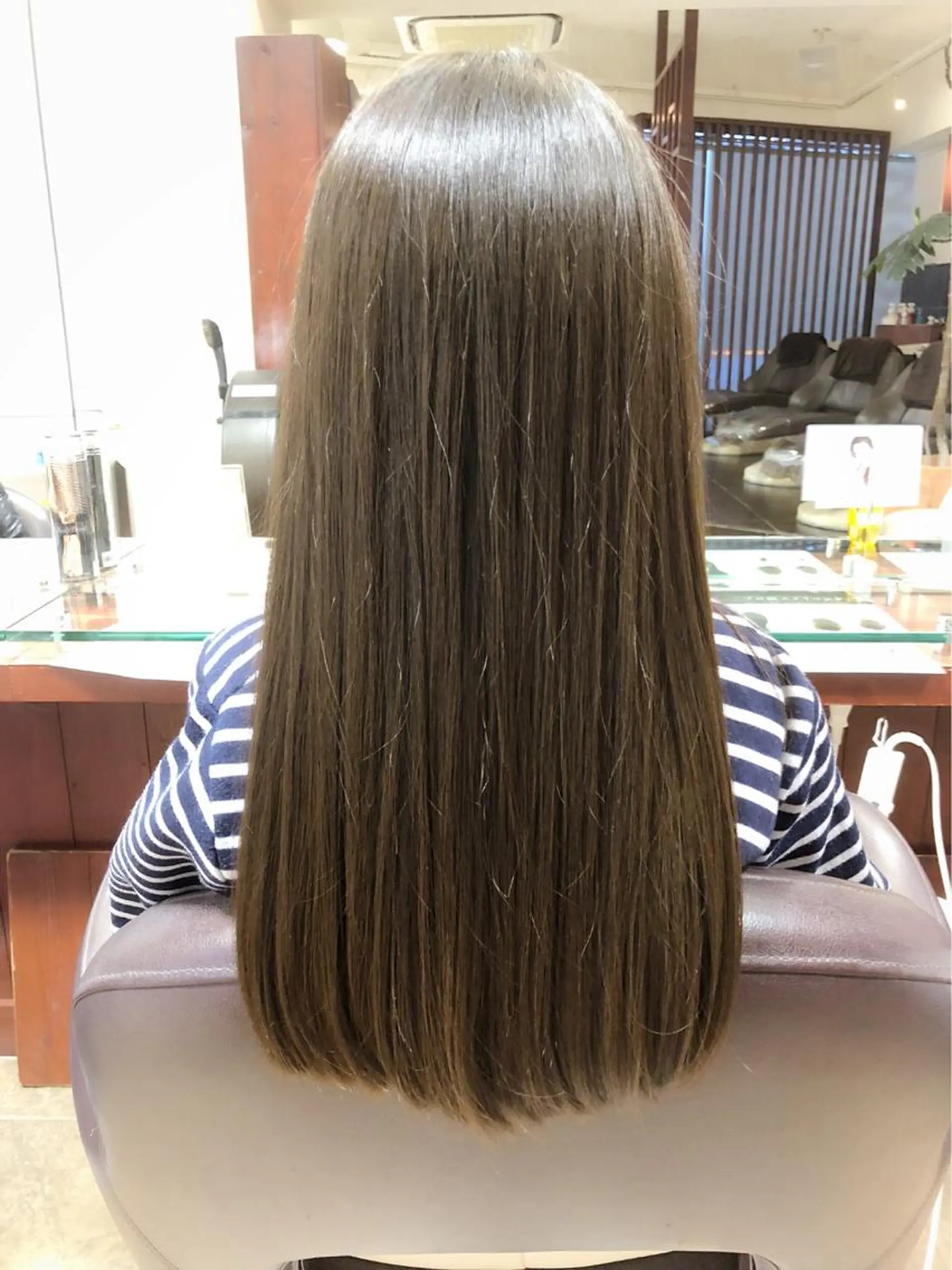 セミロング キッズ 星 沙織のヘアスタイル
