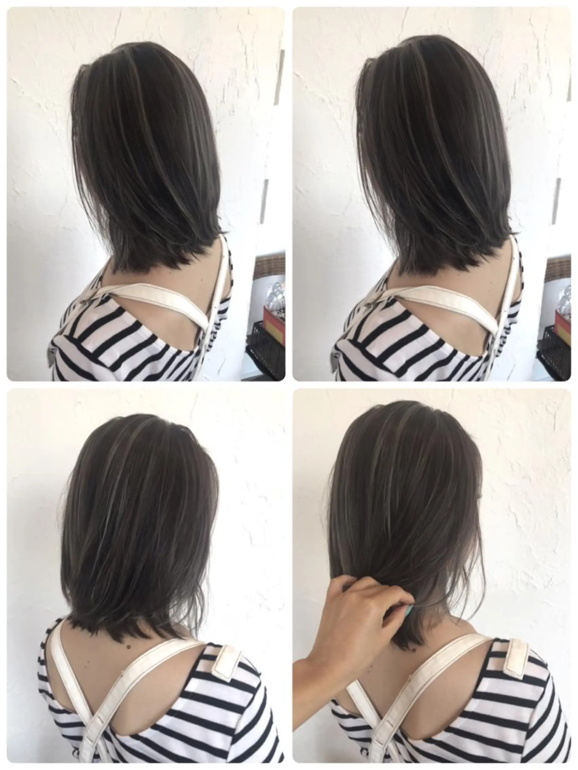 ミディアム カラー パーマ ヘアアレンジ メンズ メンズハイライト ハイライトカラー ハイライト 美容室 ソンリエのヘアスタイル