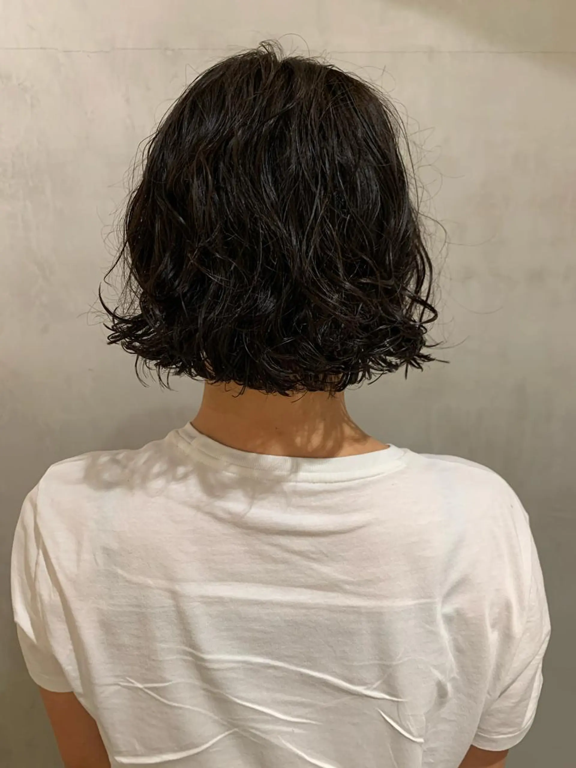 ショート パーマ カット パーマ トリートメント アンニュイヘア🪽 ayumiのヘアスタイル