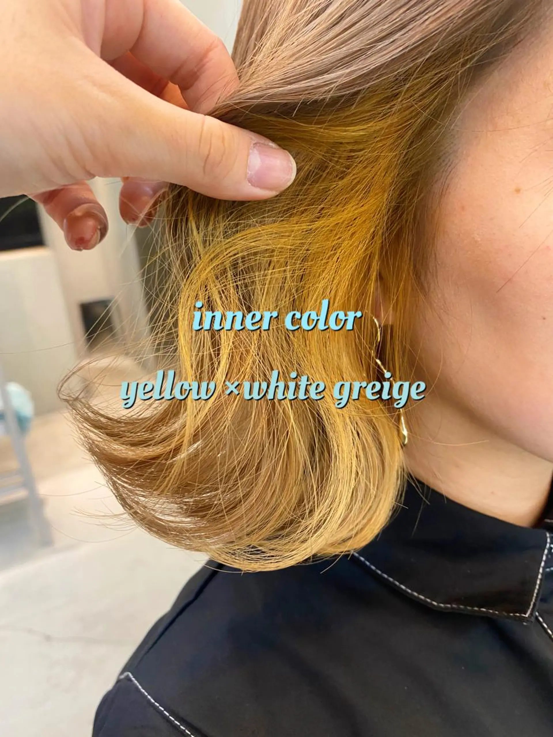 ショート ヘアカラー トリートメント 岡野 静華のヘアスタイル