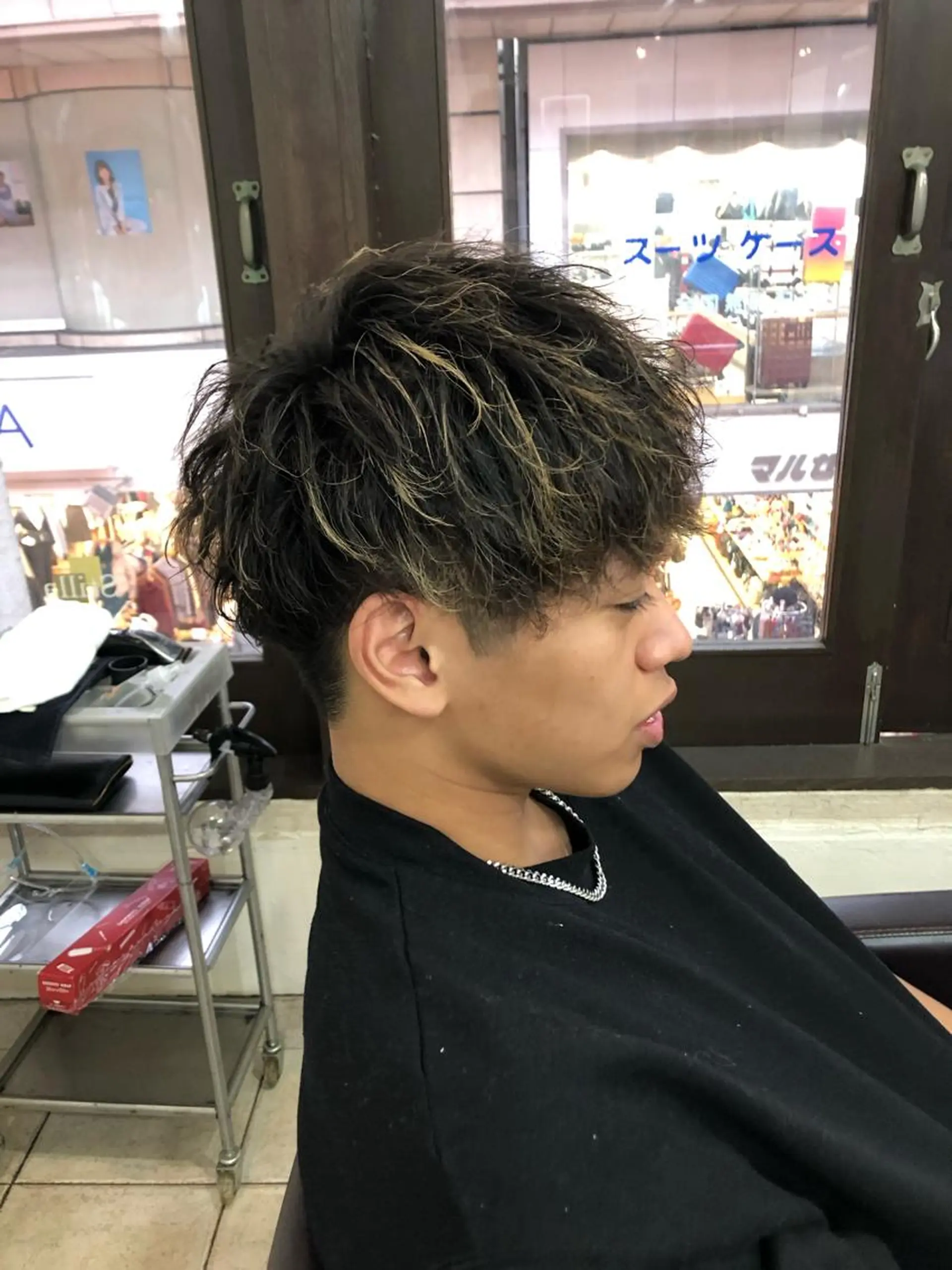 パーマ メンズ カット パーマ カ レラのヘアスタイル