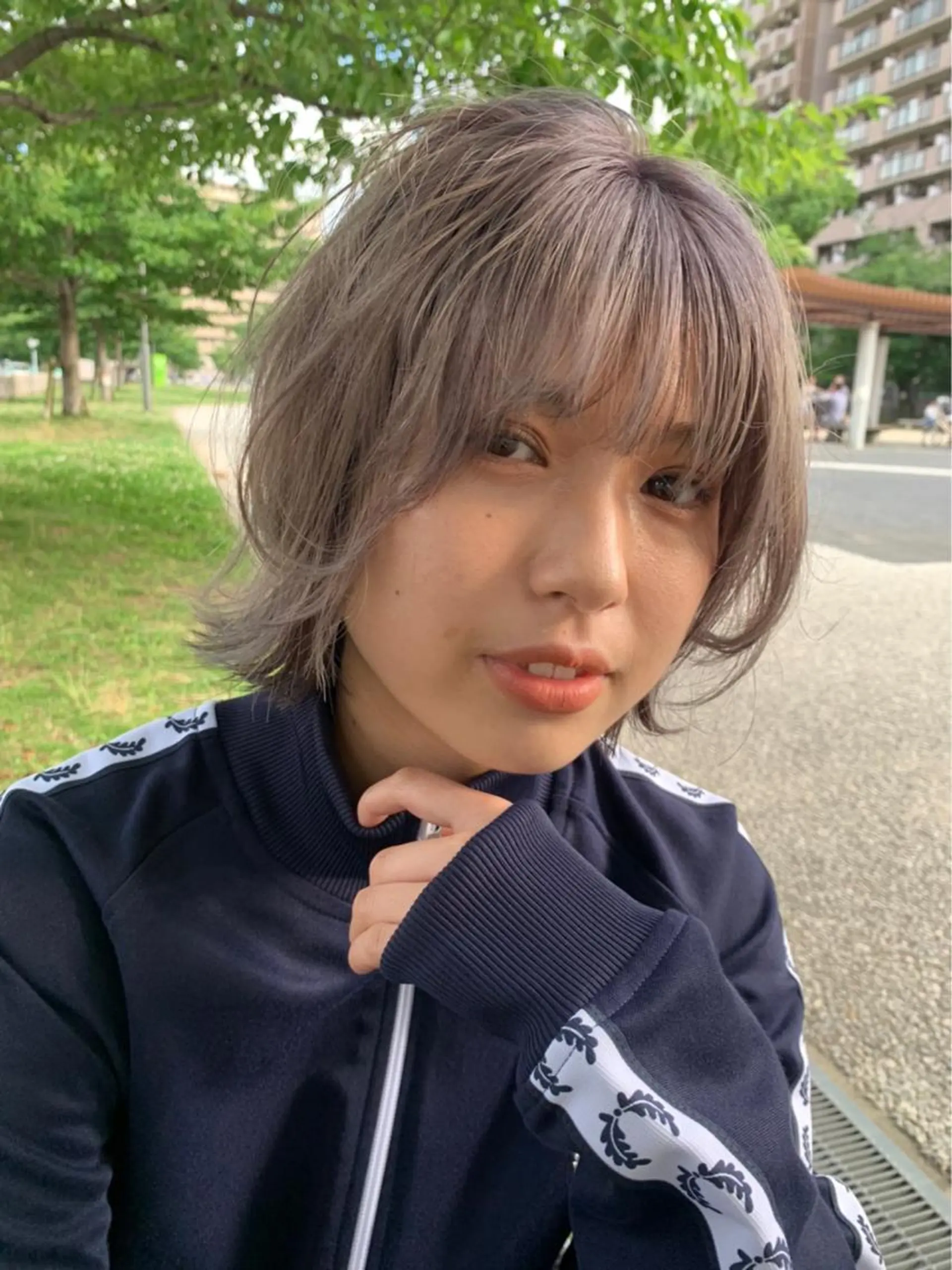 ショート カラー ヘアアレンジ THREE...HAKATA　BLEACH所属・Riri /ヘアセットのヘアスタイル
