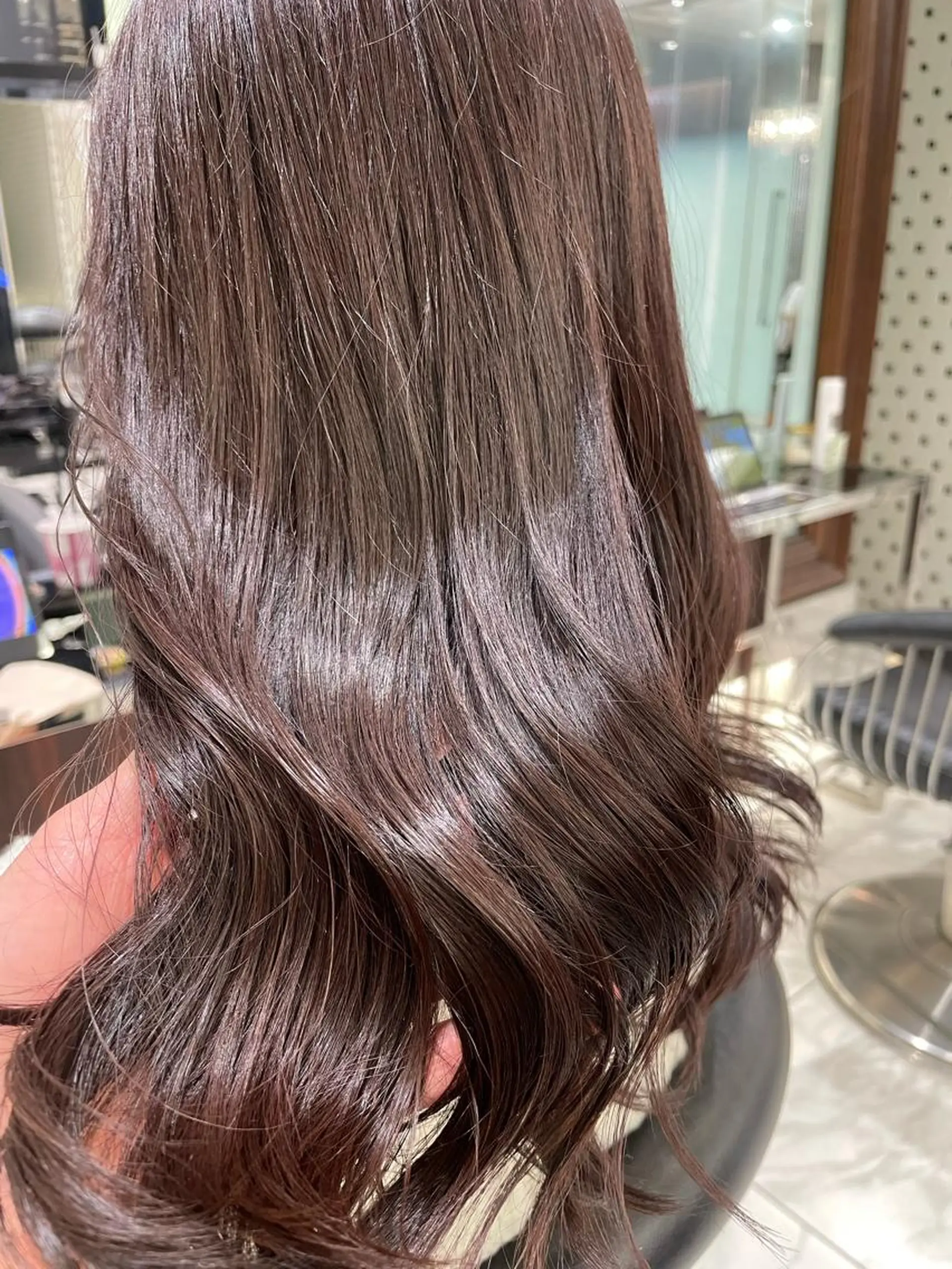 セミロング 韓国風パーマ/ヘア セット/店長みづきのヘアスタイル